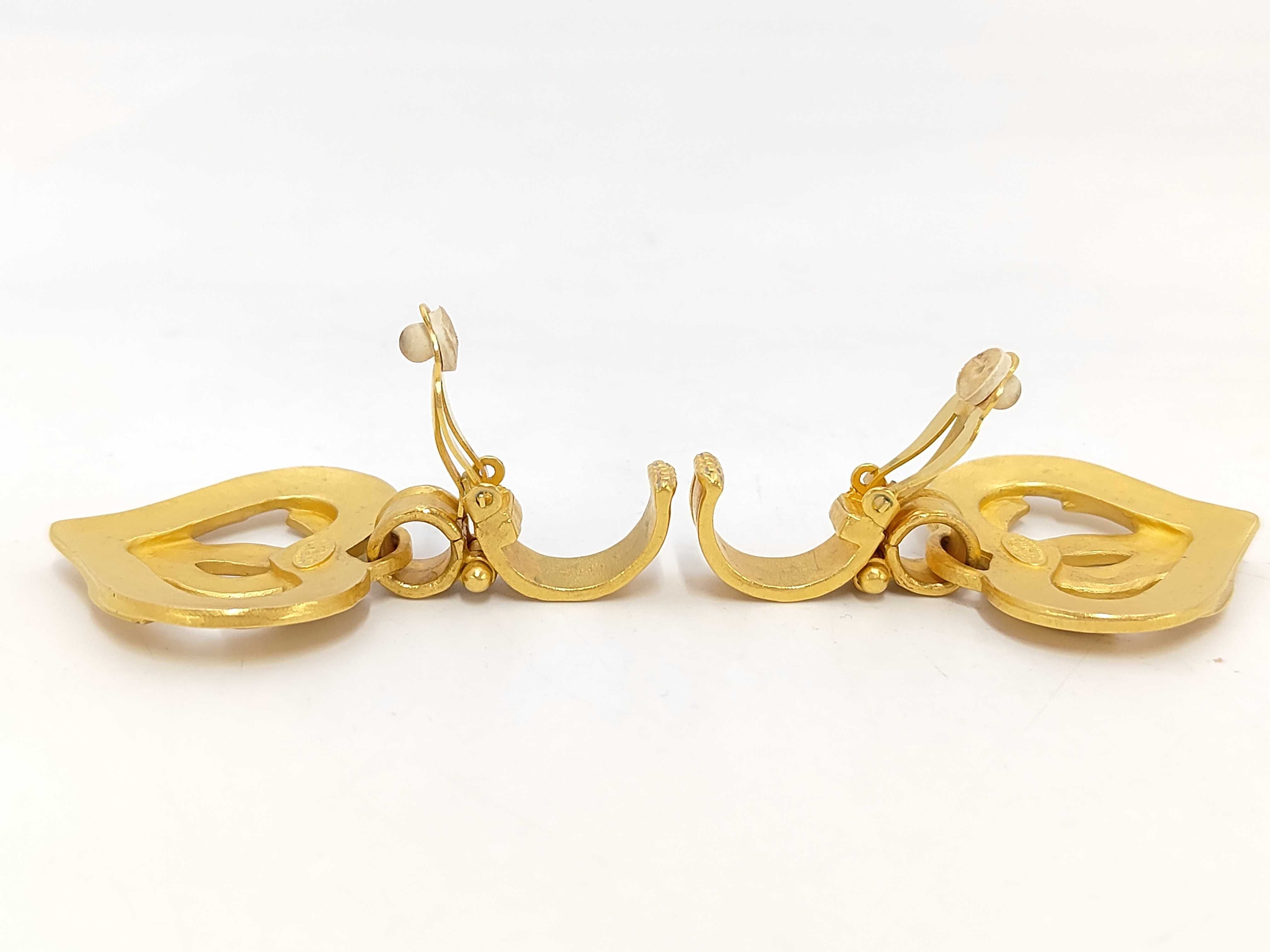 brand accessories, Chanel 95P earrings. — view 3