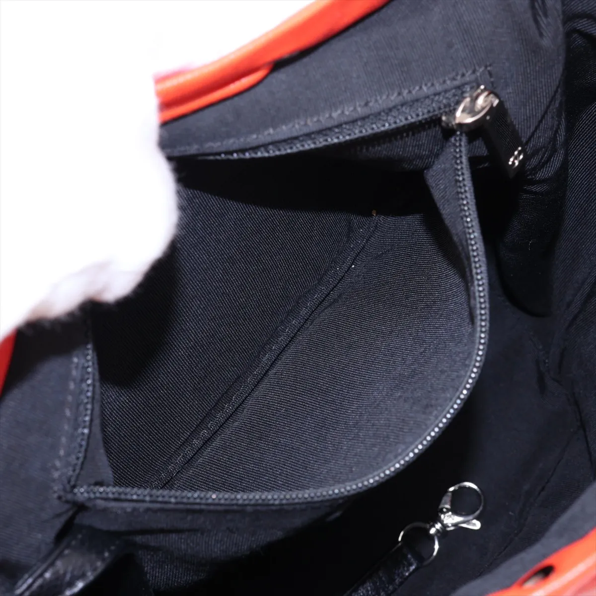 Matelassé Lambskin Chain Backpack, Multicolor, Silver Hardware, 23846689, Serial Number 23 — view 8