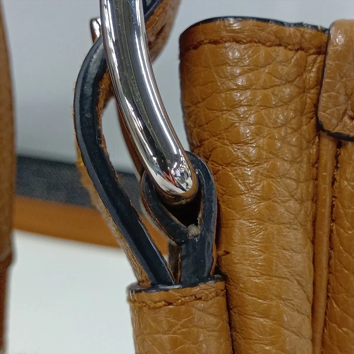 leather shoulder bag, brown — view 13