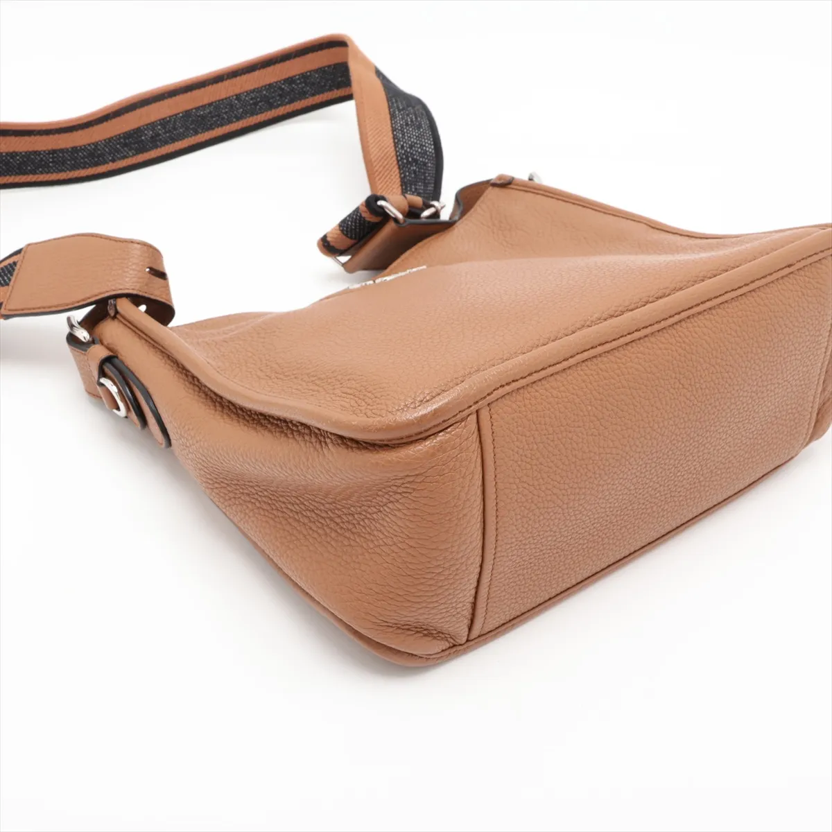 leather shoulder bag, brown — view 4