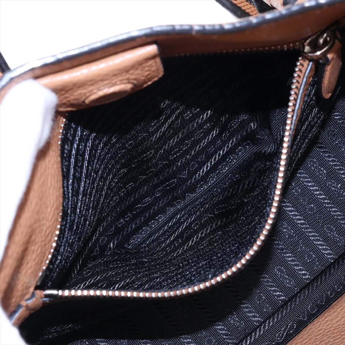 leather shoulder bag, brown — view 7