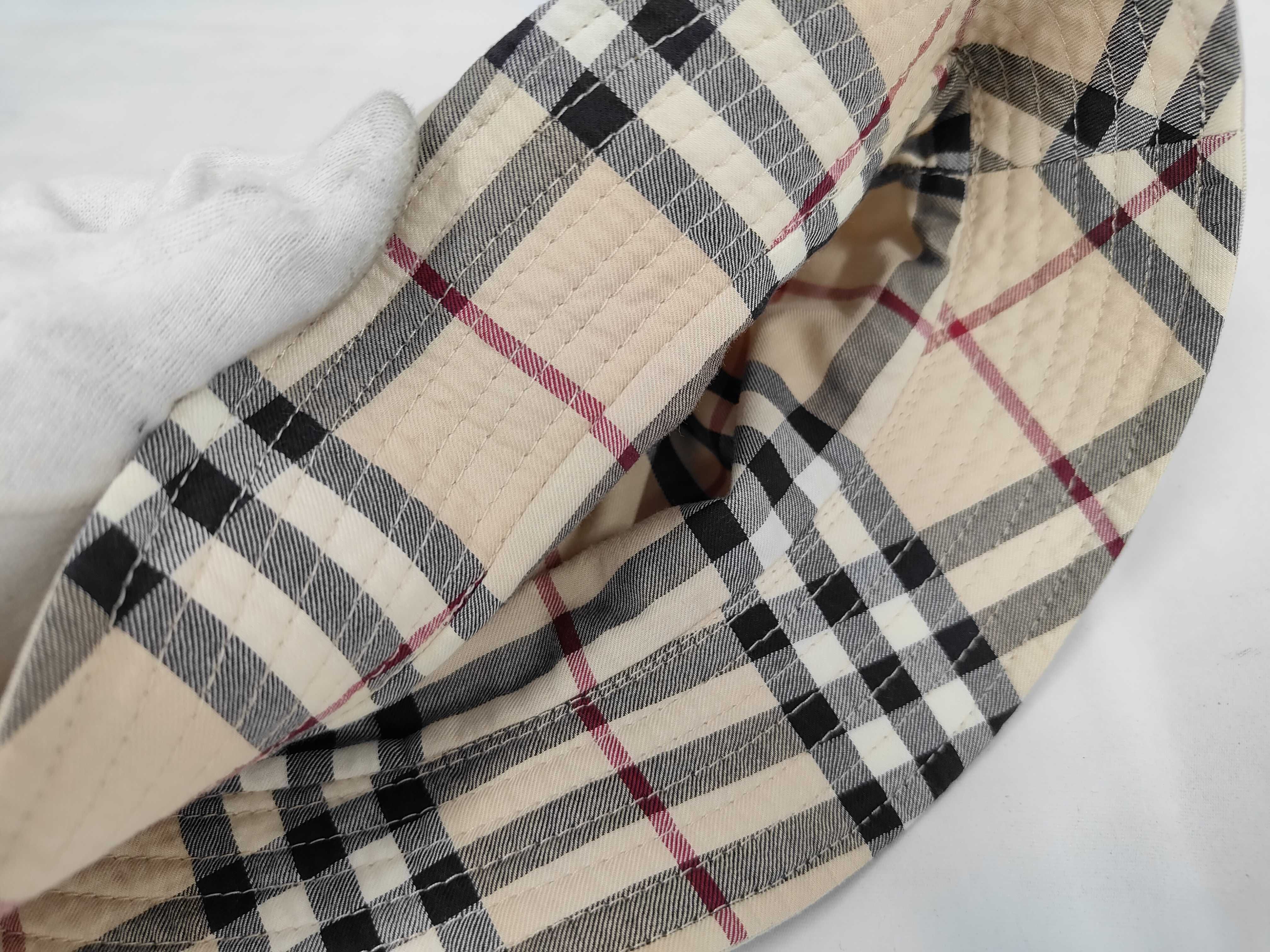 London Bucket Hat, Cotton, Beige Check, Other Accessories — view 7
