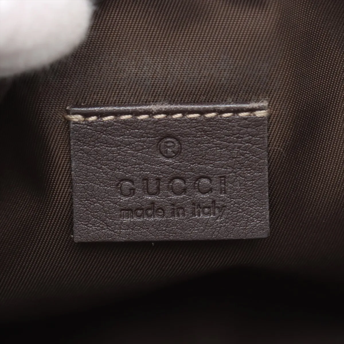 GG Canvas x Leather Shoulder Bag Beige x Brown 224093 — view 8