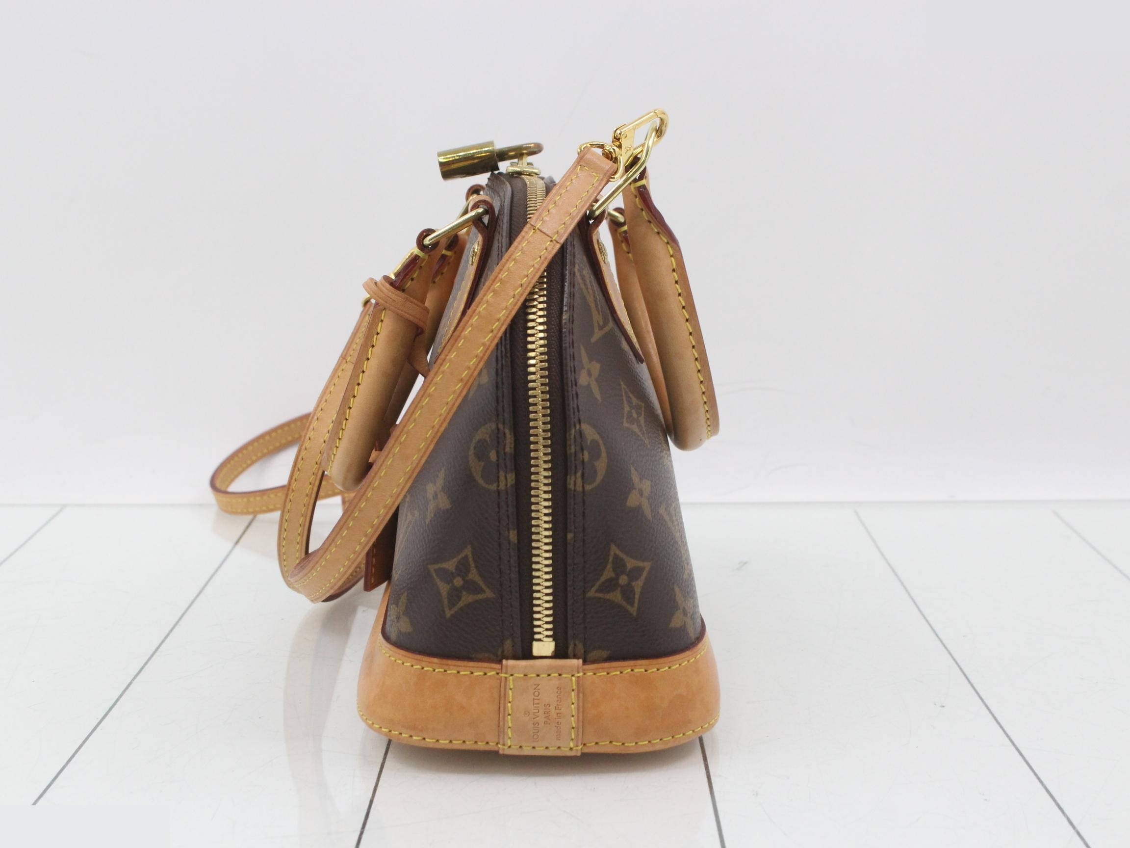 Alma BB Monogram Handbag/Shoulder Bag (2-Way) — view 3