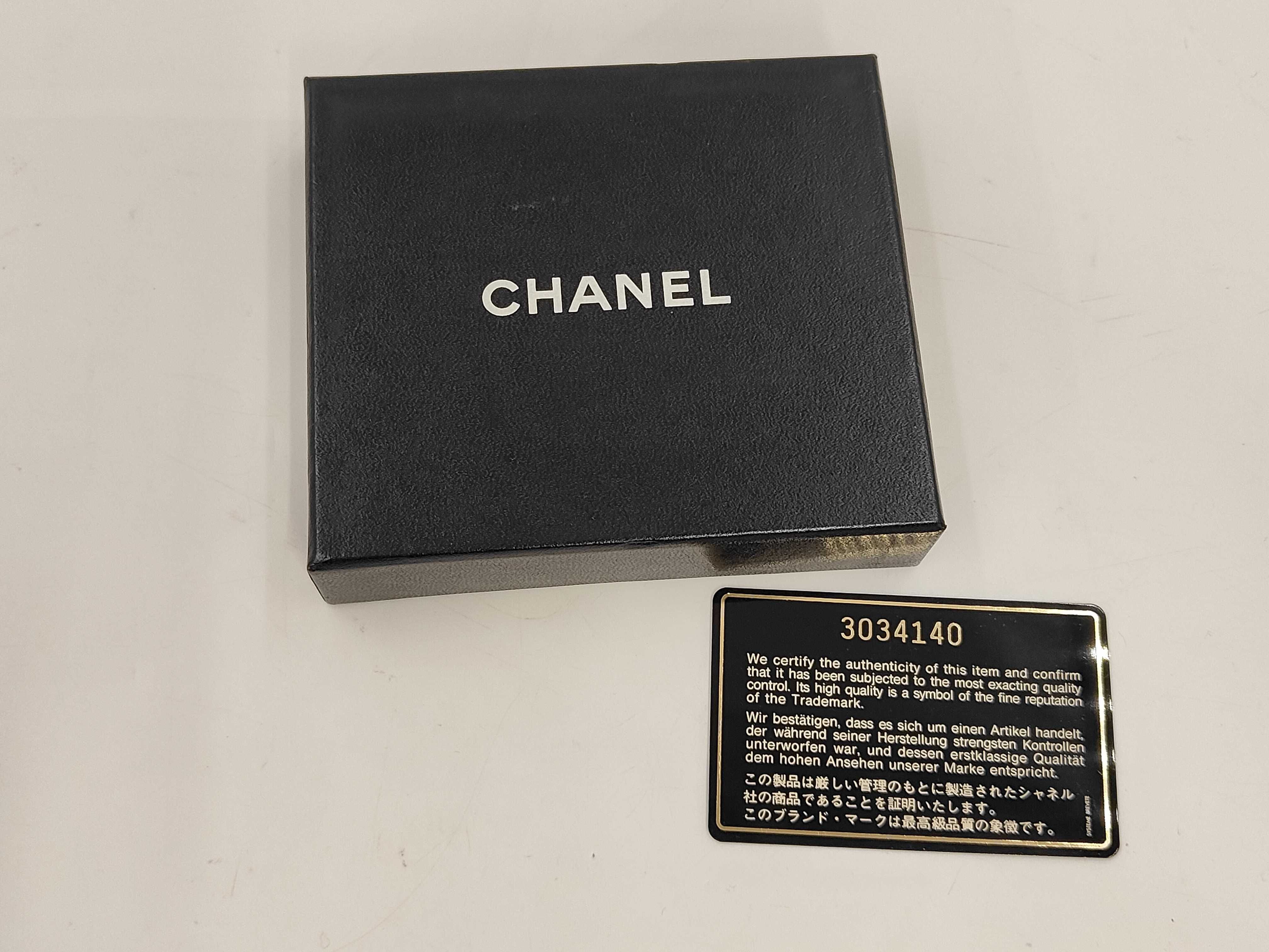 Caviar Skin Coco Mark Coin Case Wallet — view 7