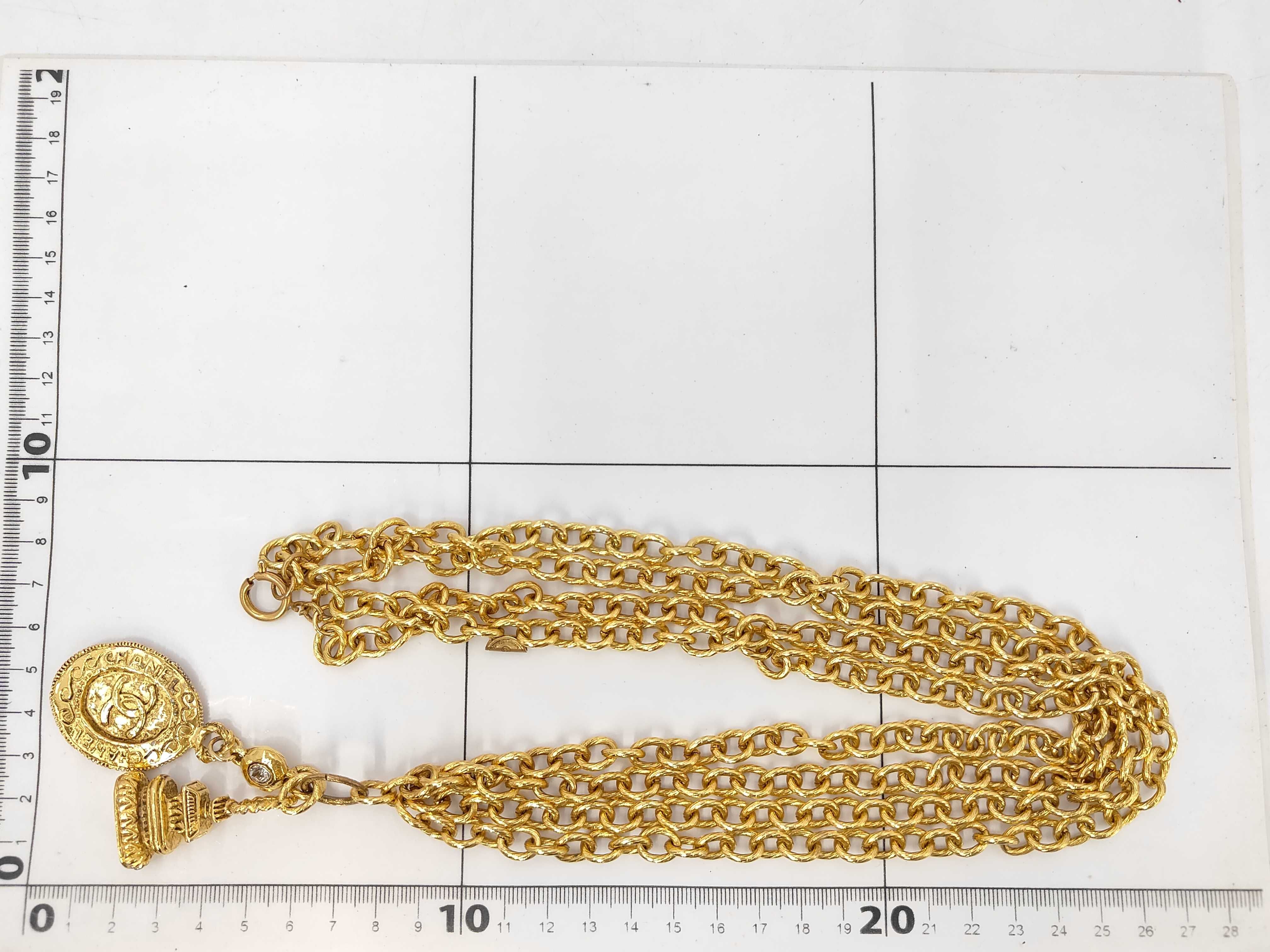 Coco Mark Vintage Long Necklace — view 7