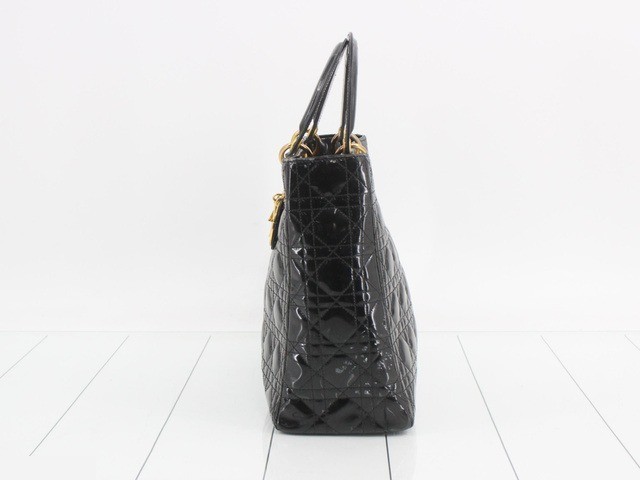 Lady Dior Black 2WAY Hand G Hardware Strap Included — view 3