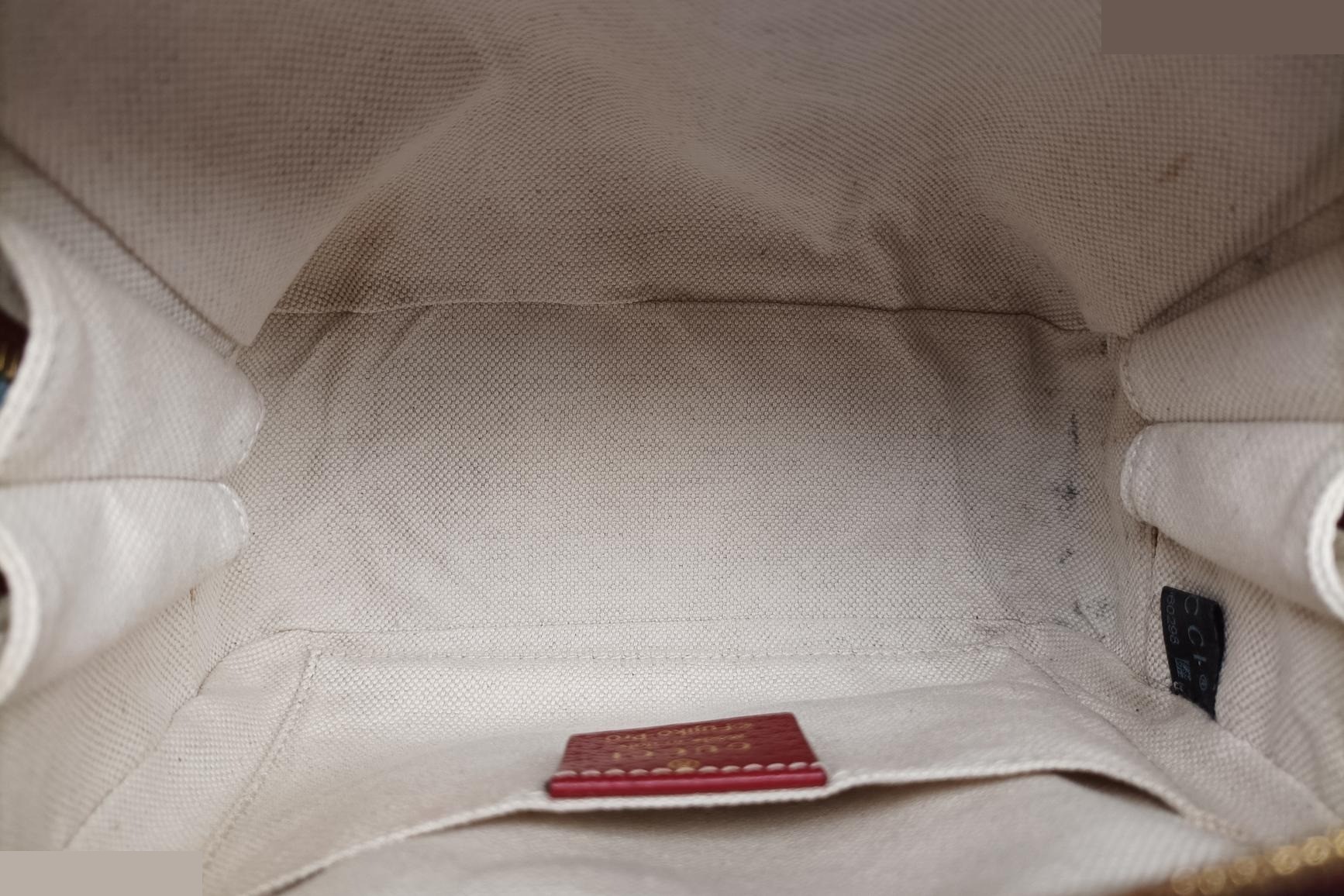 Doraemon collaboration PVC coated canvas x leather Red x Beige x Multi — view 6