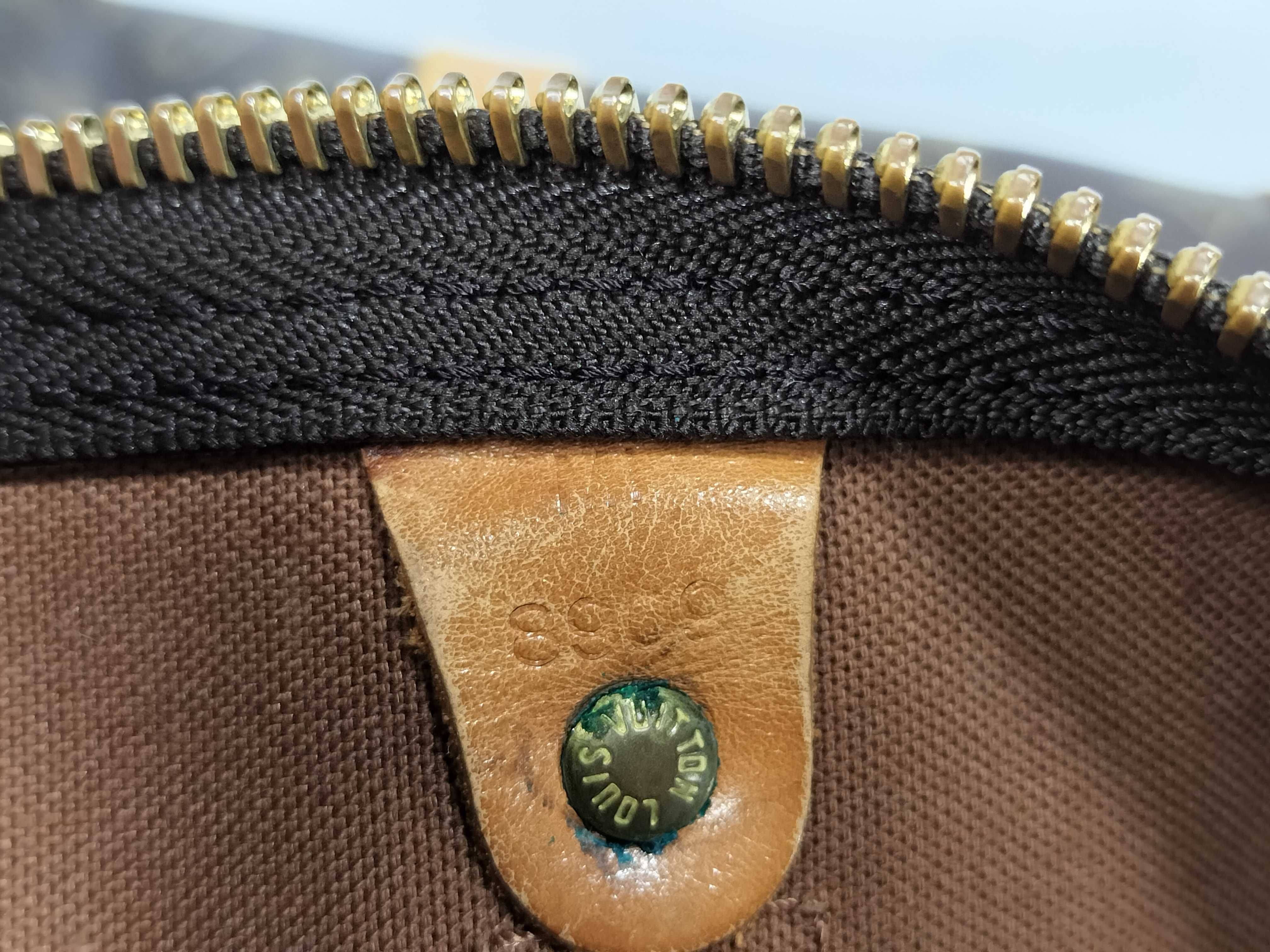 Monogram Keepall 55 M41424 MI8809 Brown Boston Bag — view 12