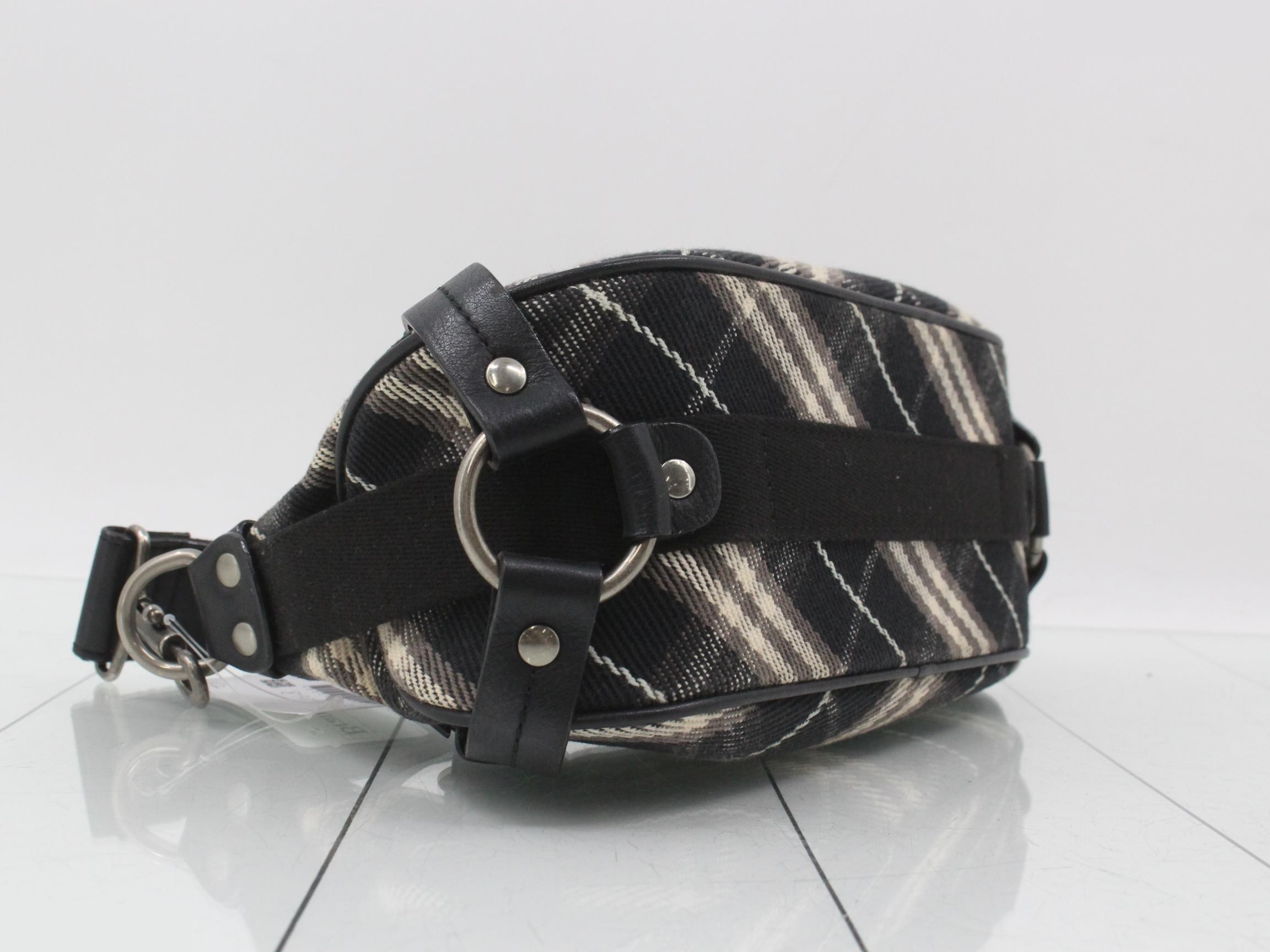 Blue Label Check Pattern One-Shoulder Bag — view 5