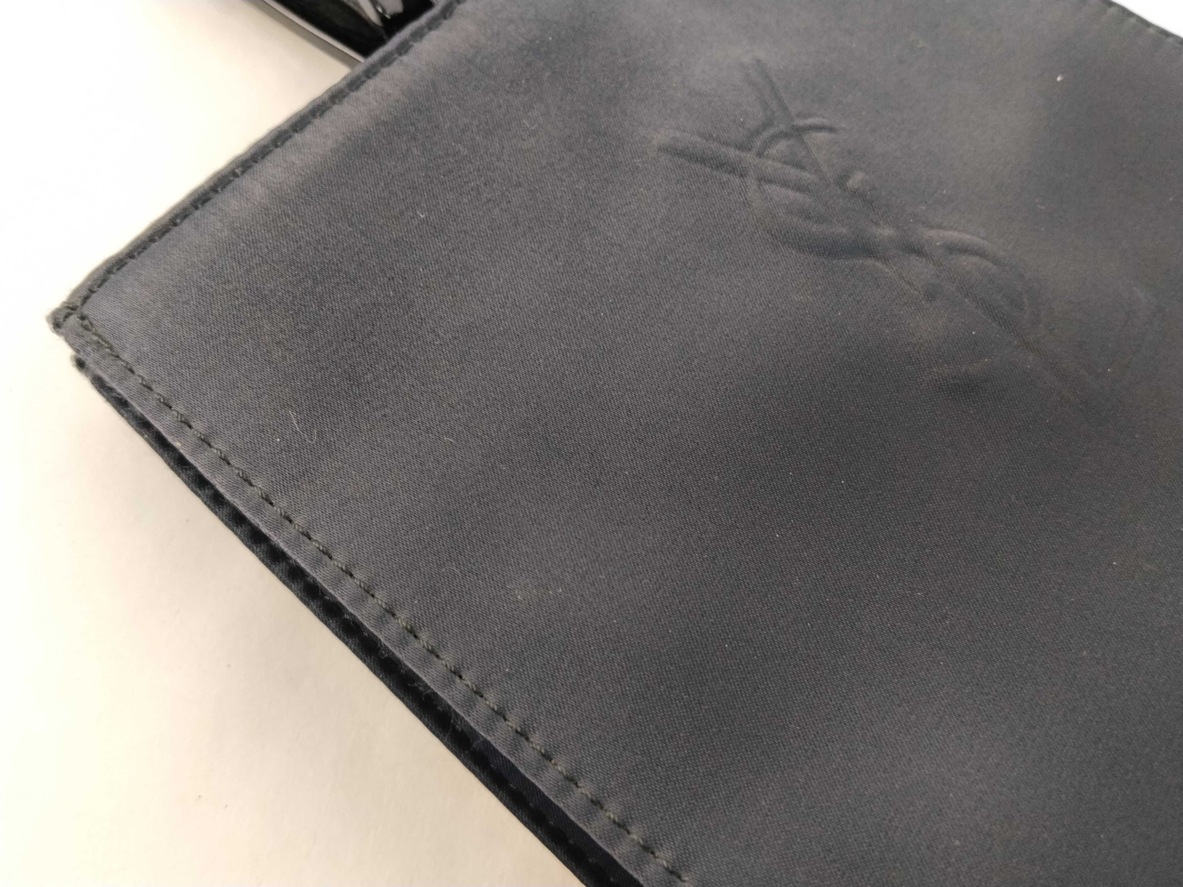Embossed YSL Logo Handbag — view 14