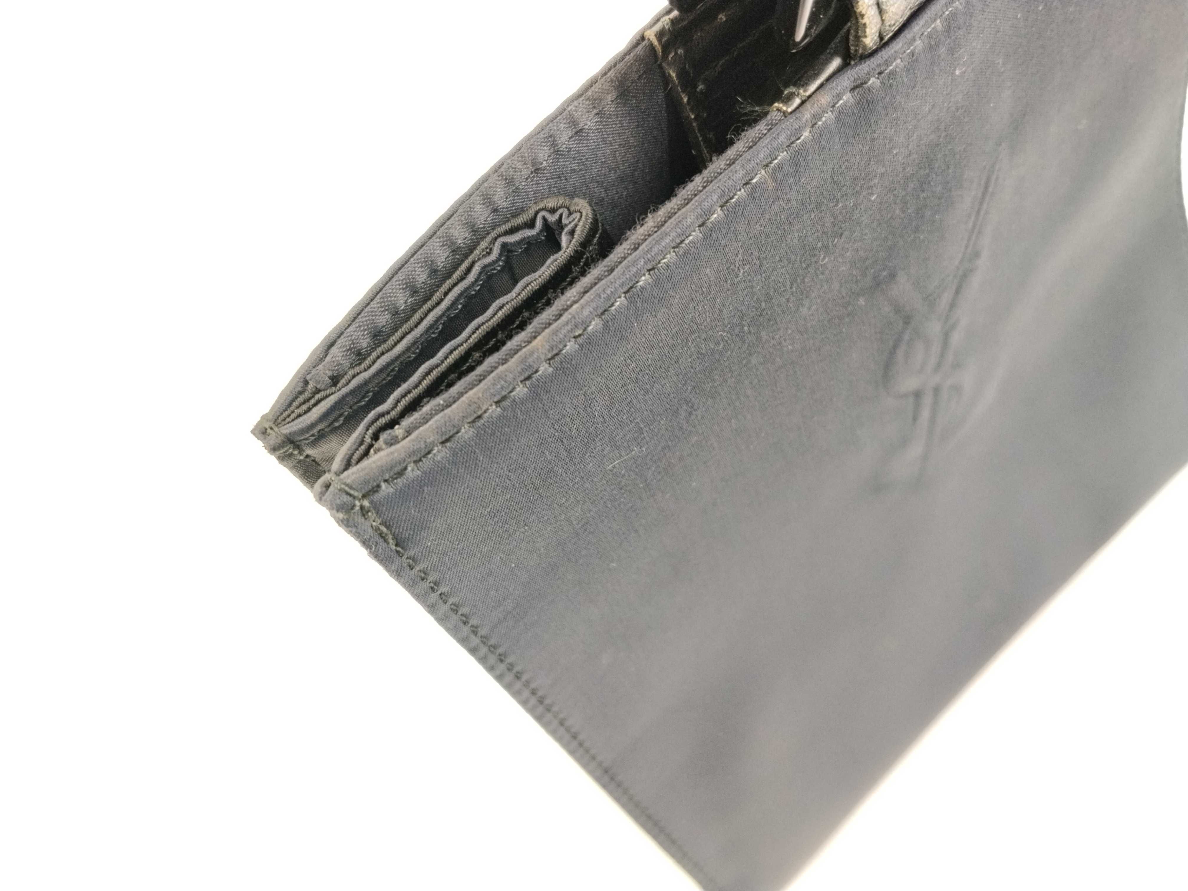 Embossed YSL Logo Handbag — view 8