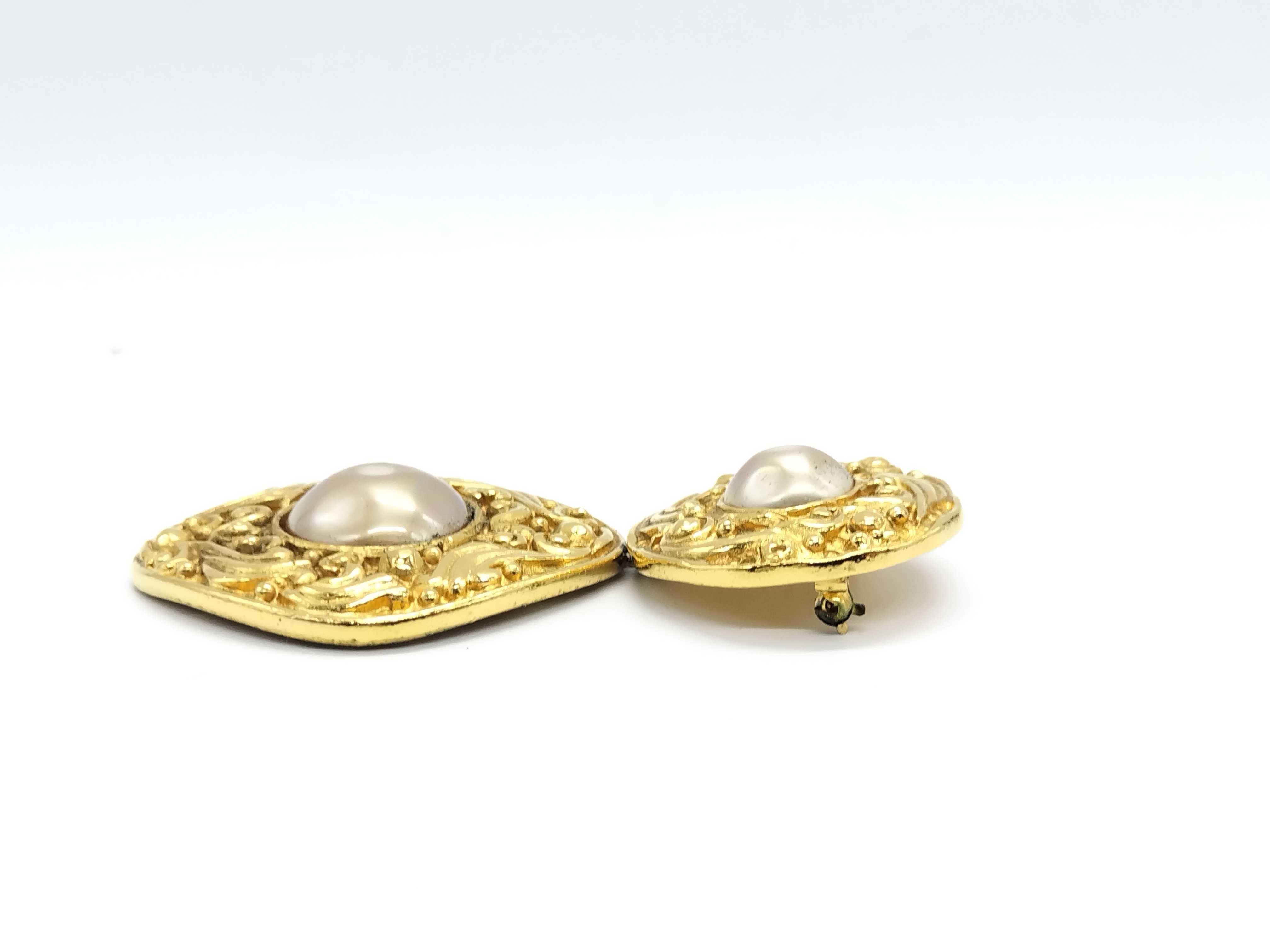Pearl Double Strand Brooch — view 2