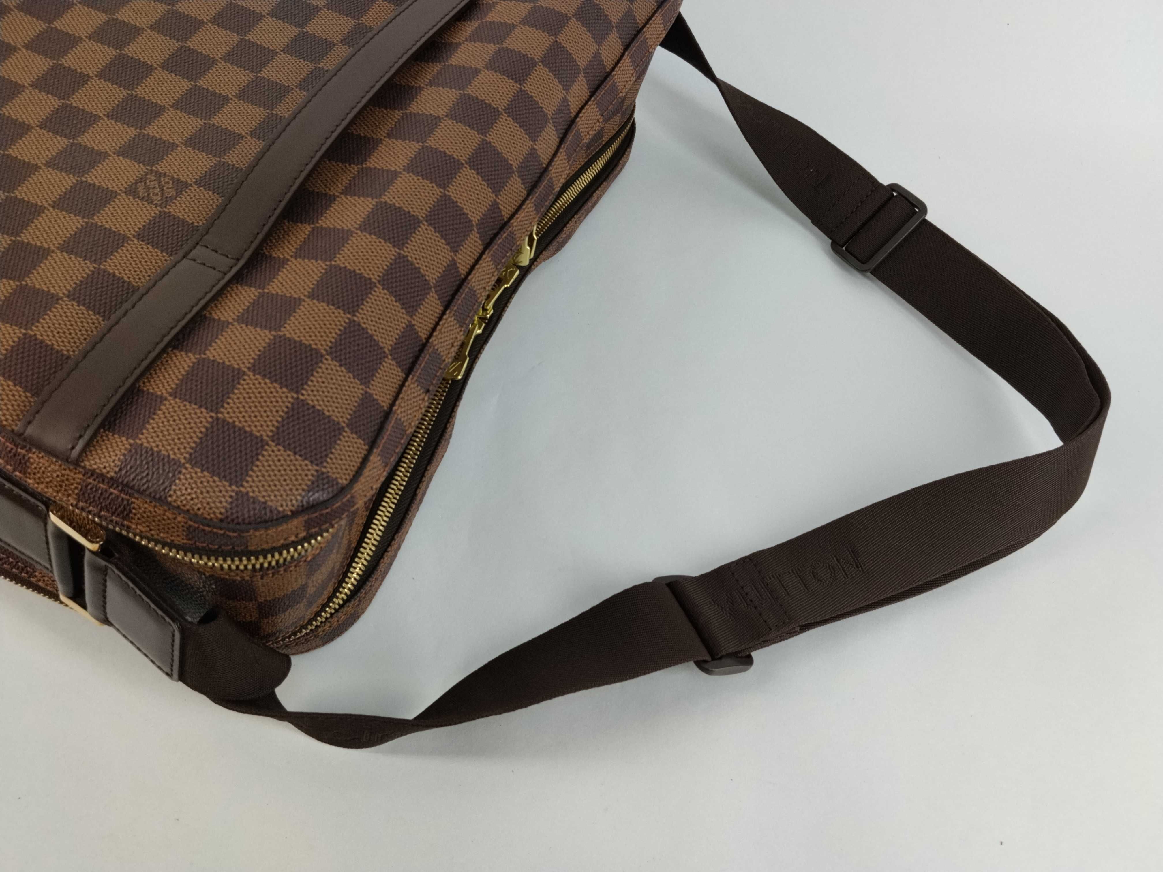 Damier Vuitton Dorsot Dulle Shoulder Bag Brown Damier Brown N45251 Business Bag — view 3