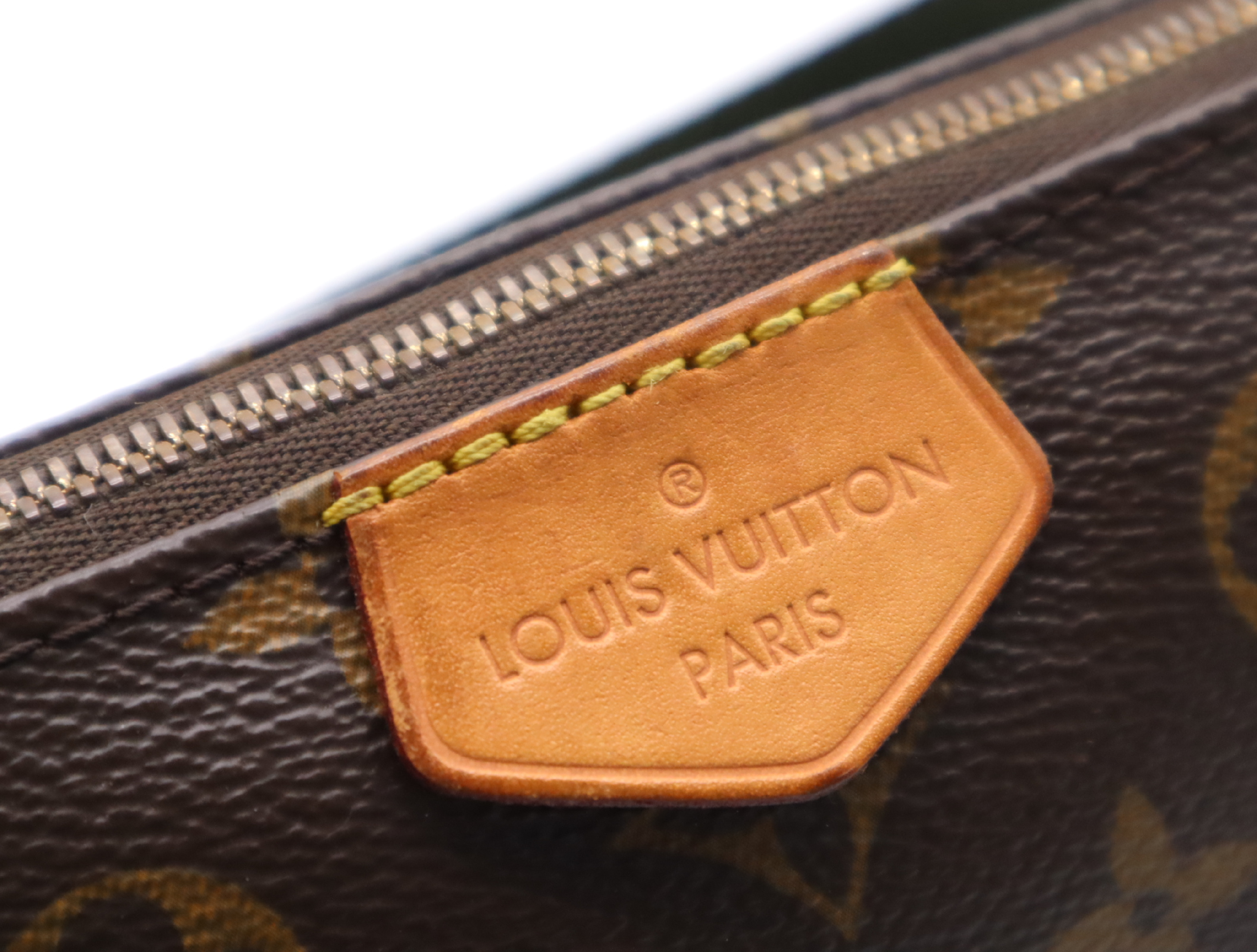 M44813 Monogram Multi Pochette Accessoires Khaki Shoulder Bag with Dust Bag — view 11