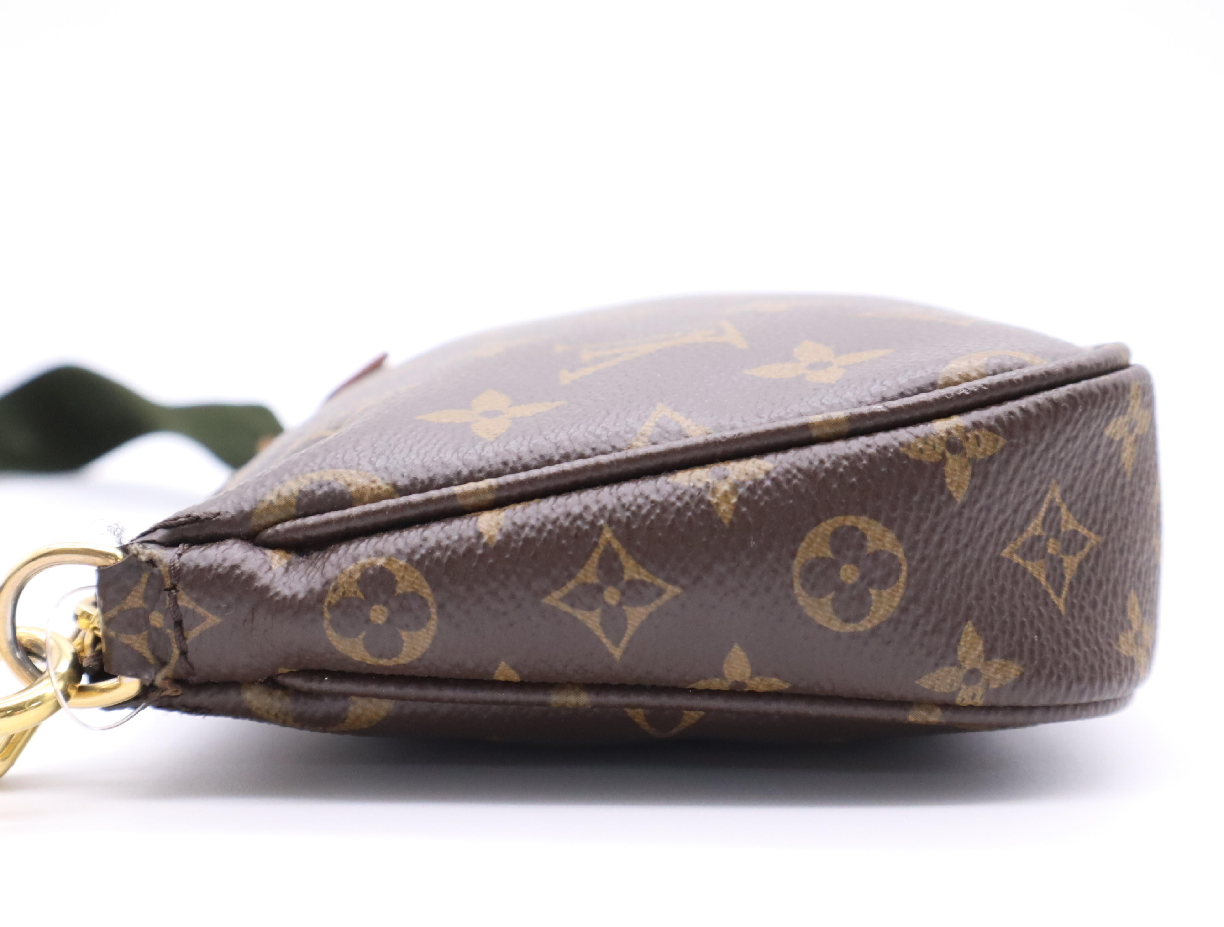 M44813 Monogram Multi Pochette Accessoires Khaki Shoulder Bag with Dust Bag — view 3