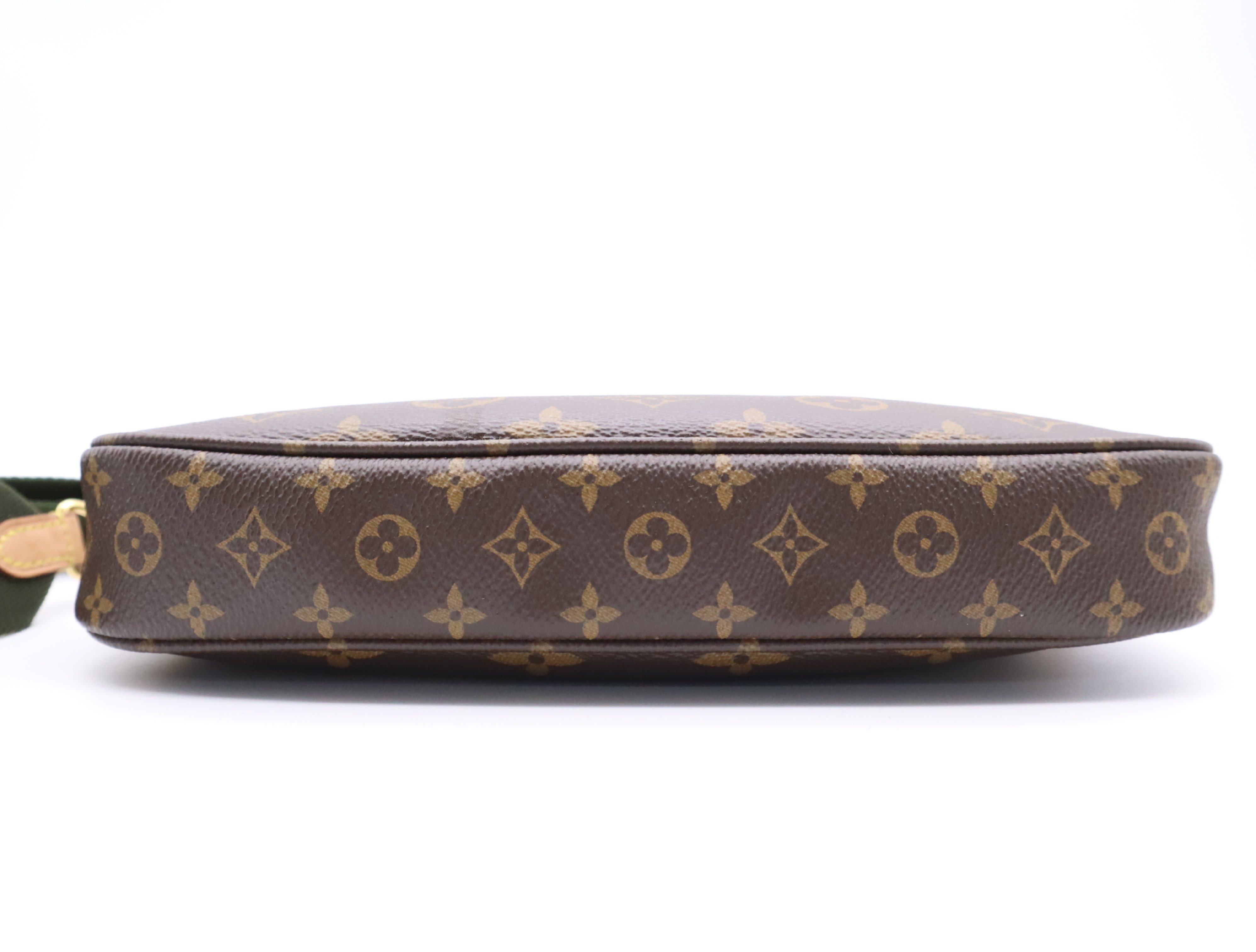 M44813 Monogram Multi Pochette Accessoires Khaki Shoulder Bag with Dust Bag — view 4
