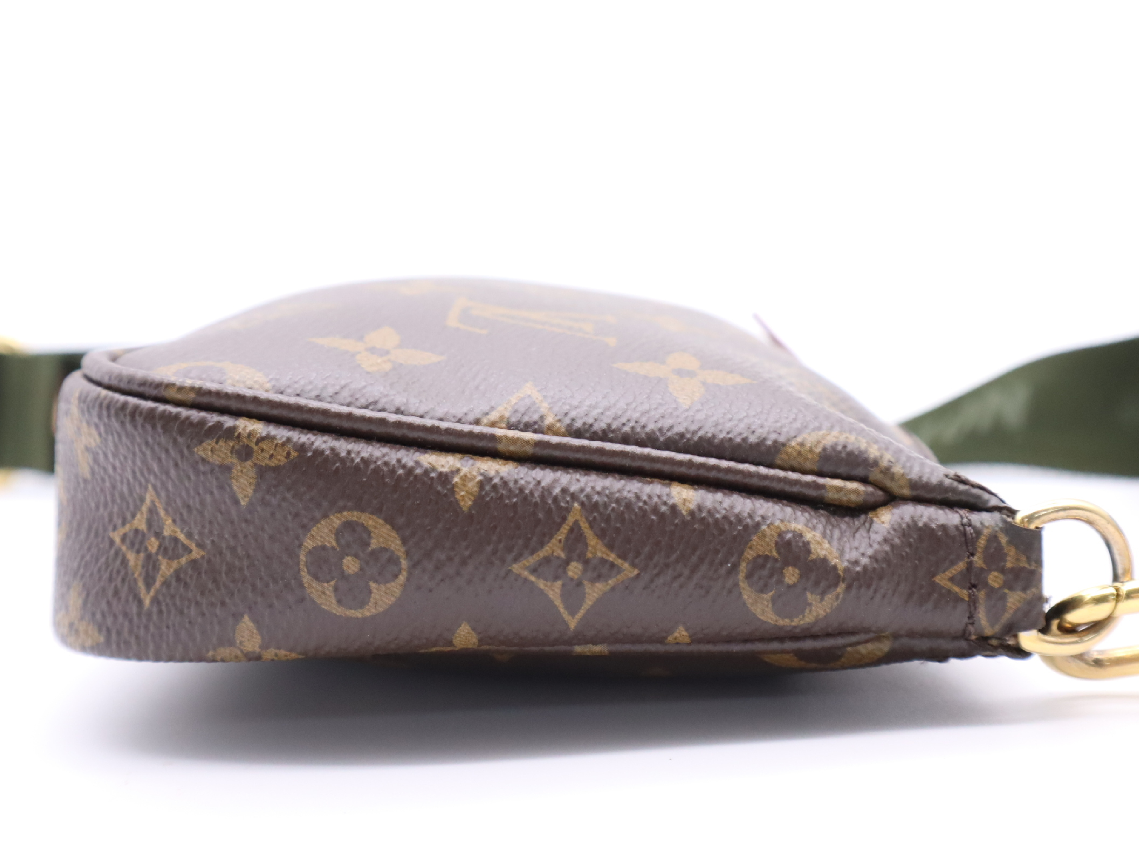 M44813 Monogram Multi Pochette Accessoires Khaki Shoulder Bag with Dust Bag — view 5
