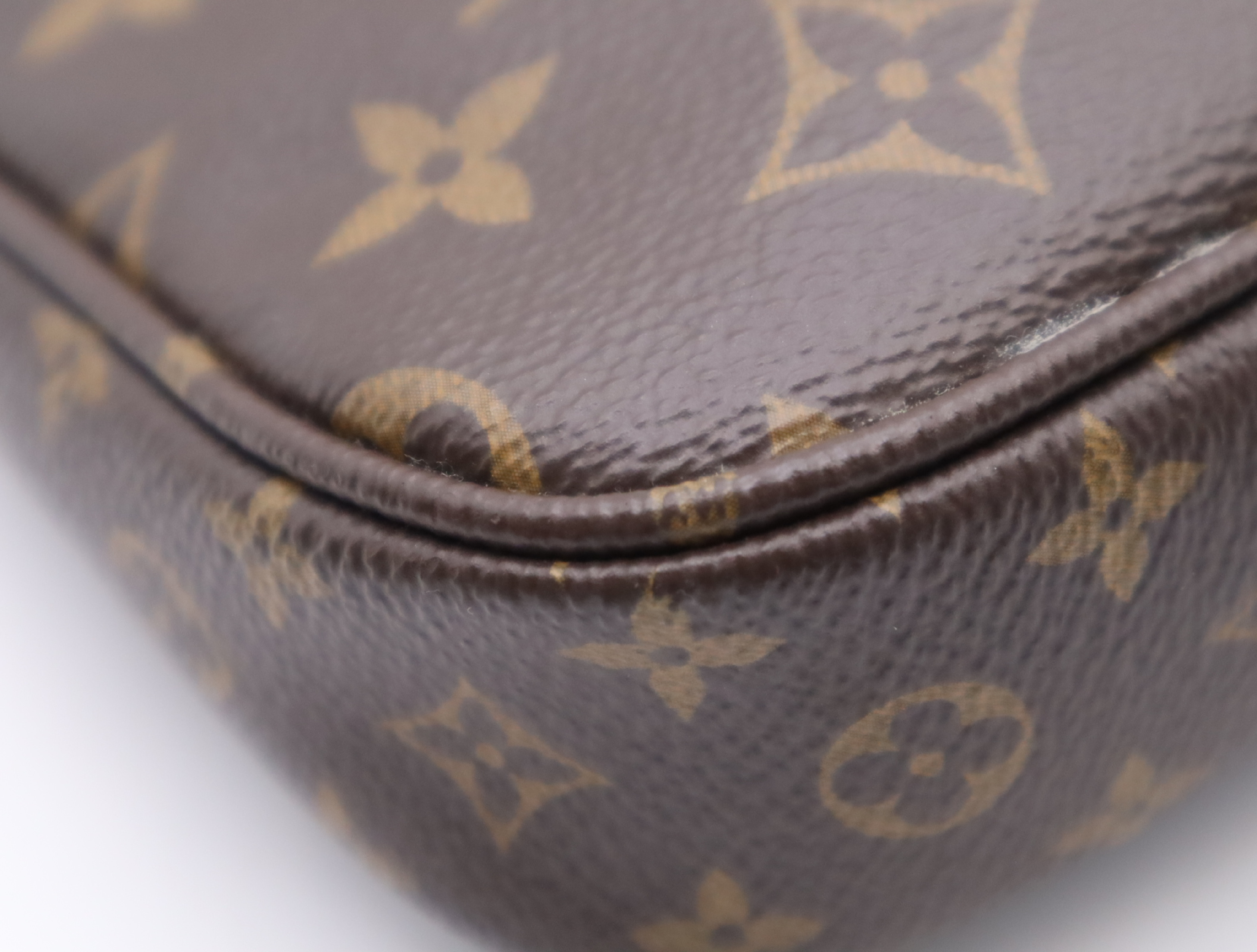M44813 Monogram Multi Pochette Accessoires Khaki Shoulder Bag with Dust Bag — view 6