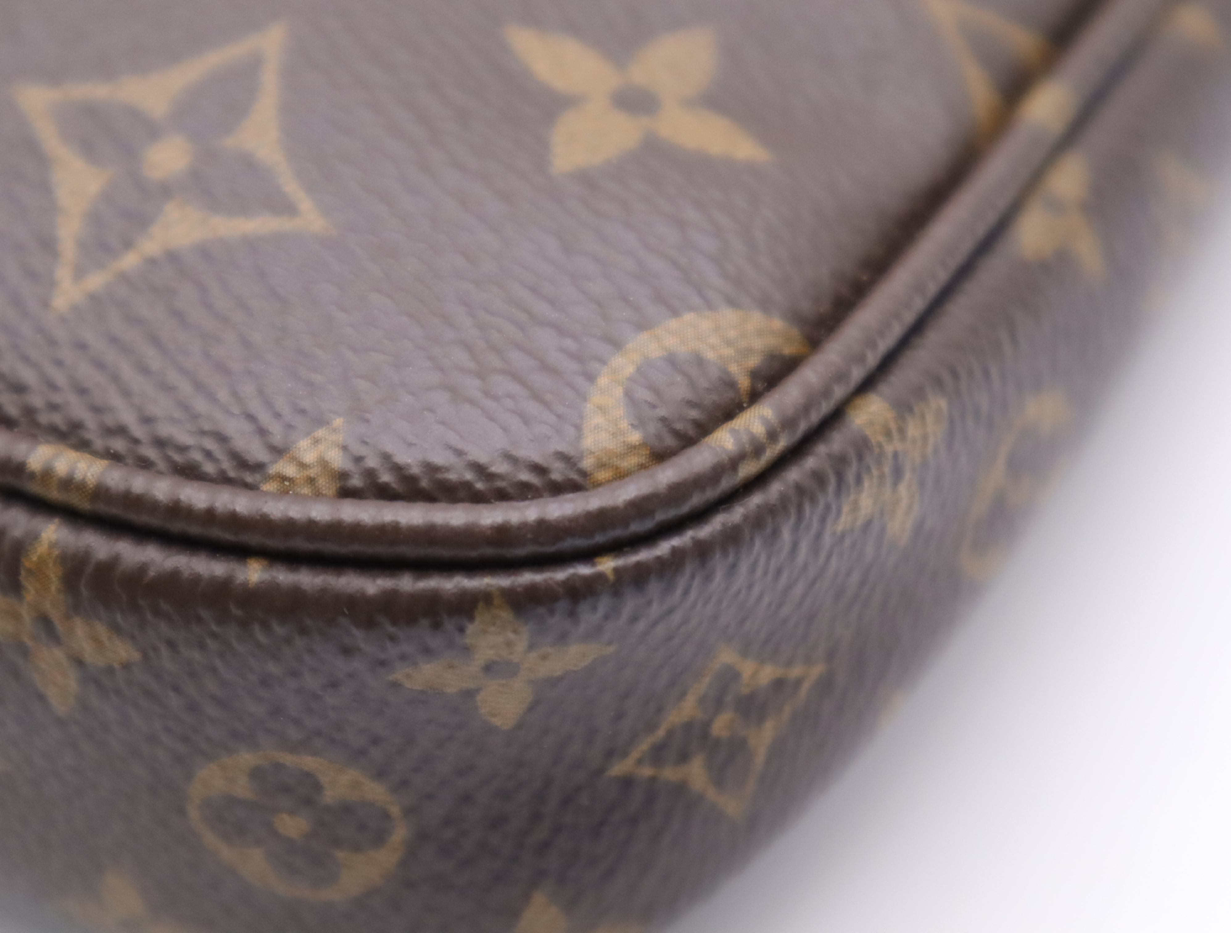 M44813 Monogram Multi Pochette Accessoires Khaki Shoulder Bag with Dust Bag — view 7