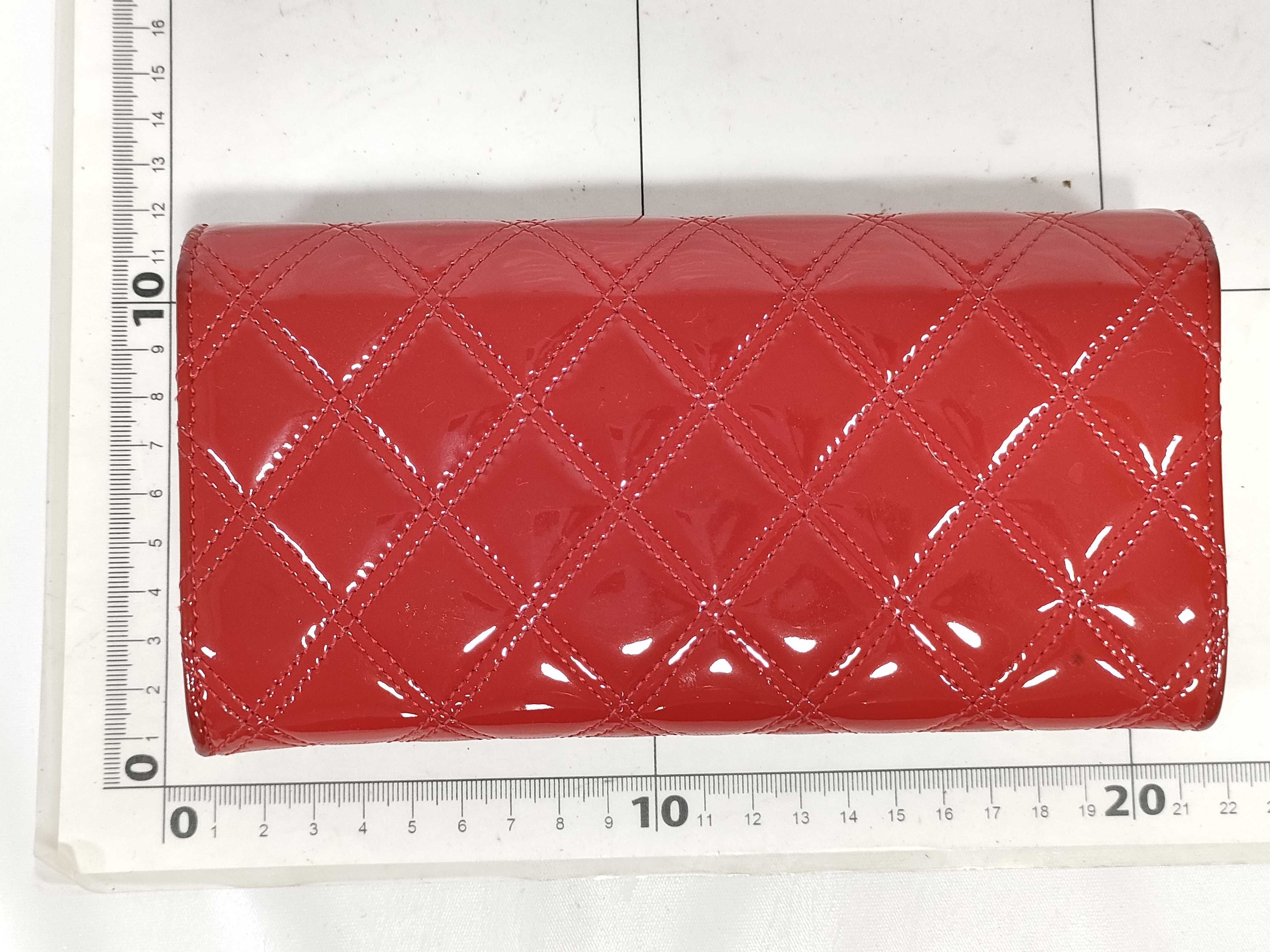 Enamel Matelassé Long Wallet — view 2