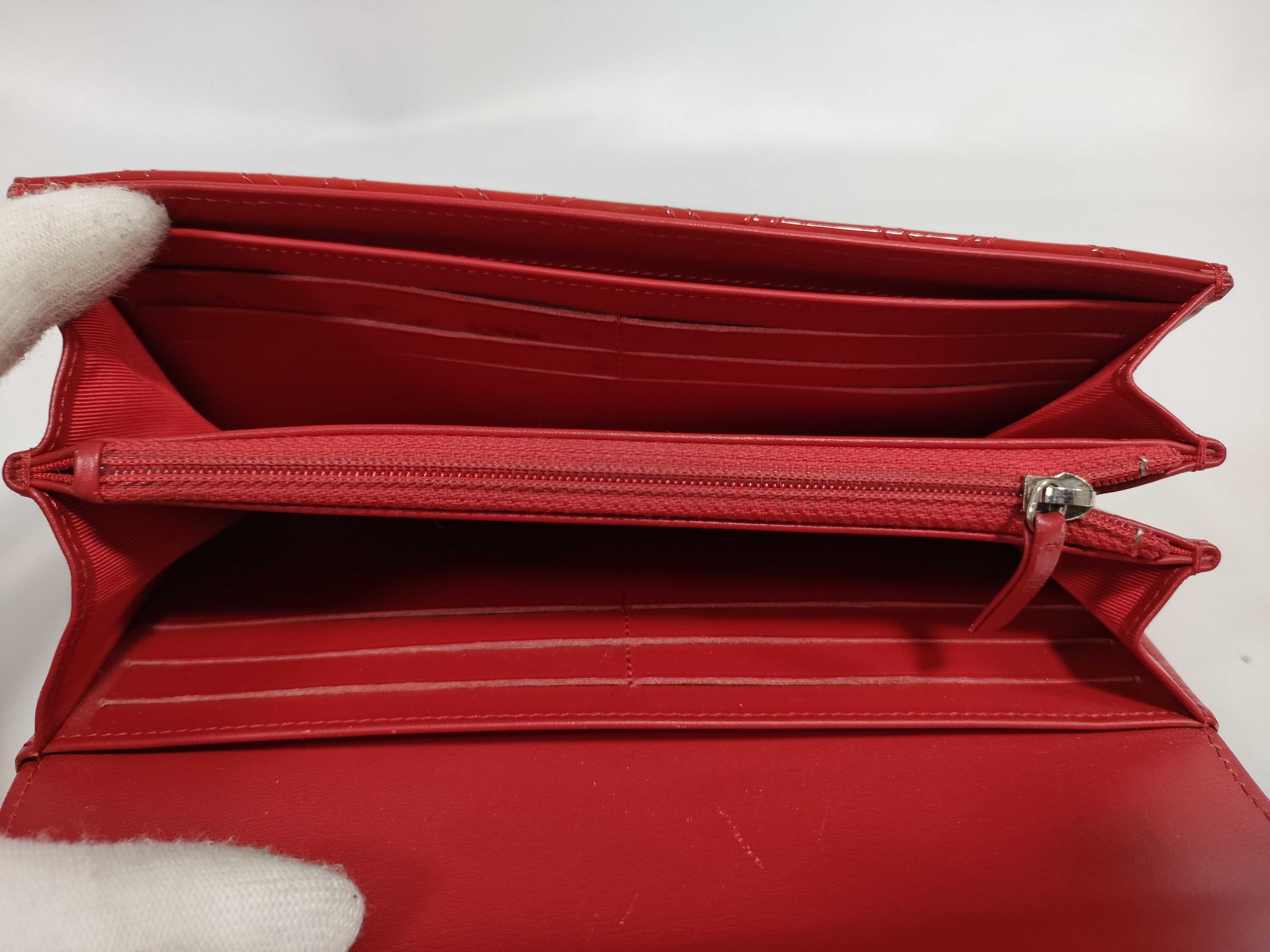 Enamel Matelassé Long Wallet — view 11