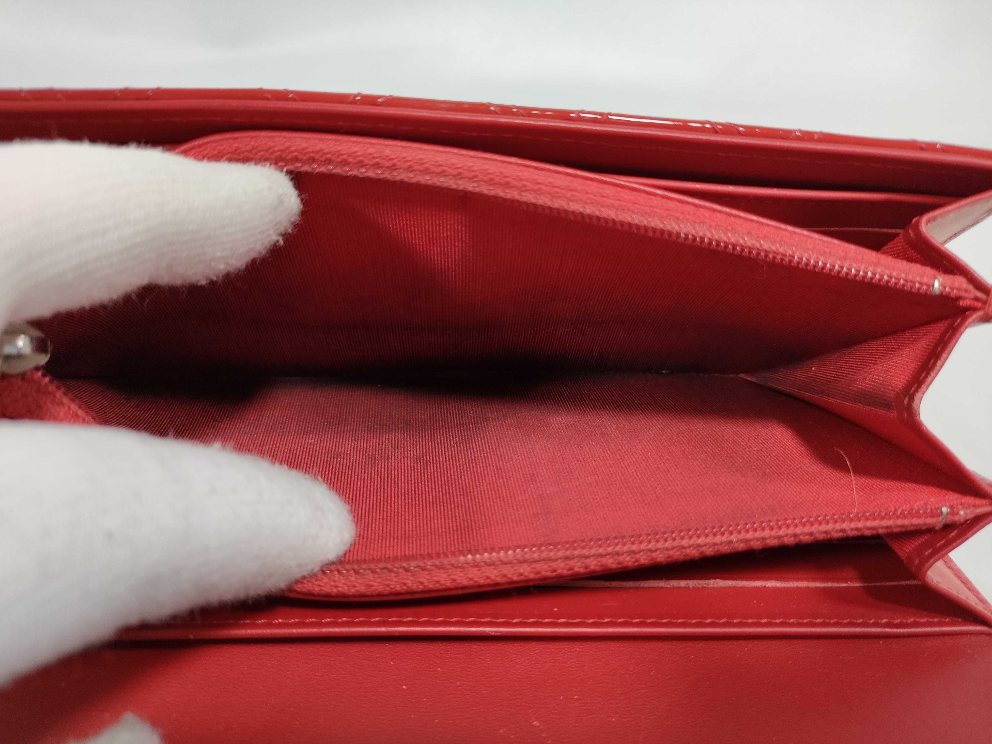 Enamel Matelassé Long Wallet — view 12