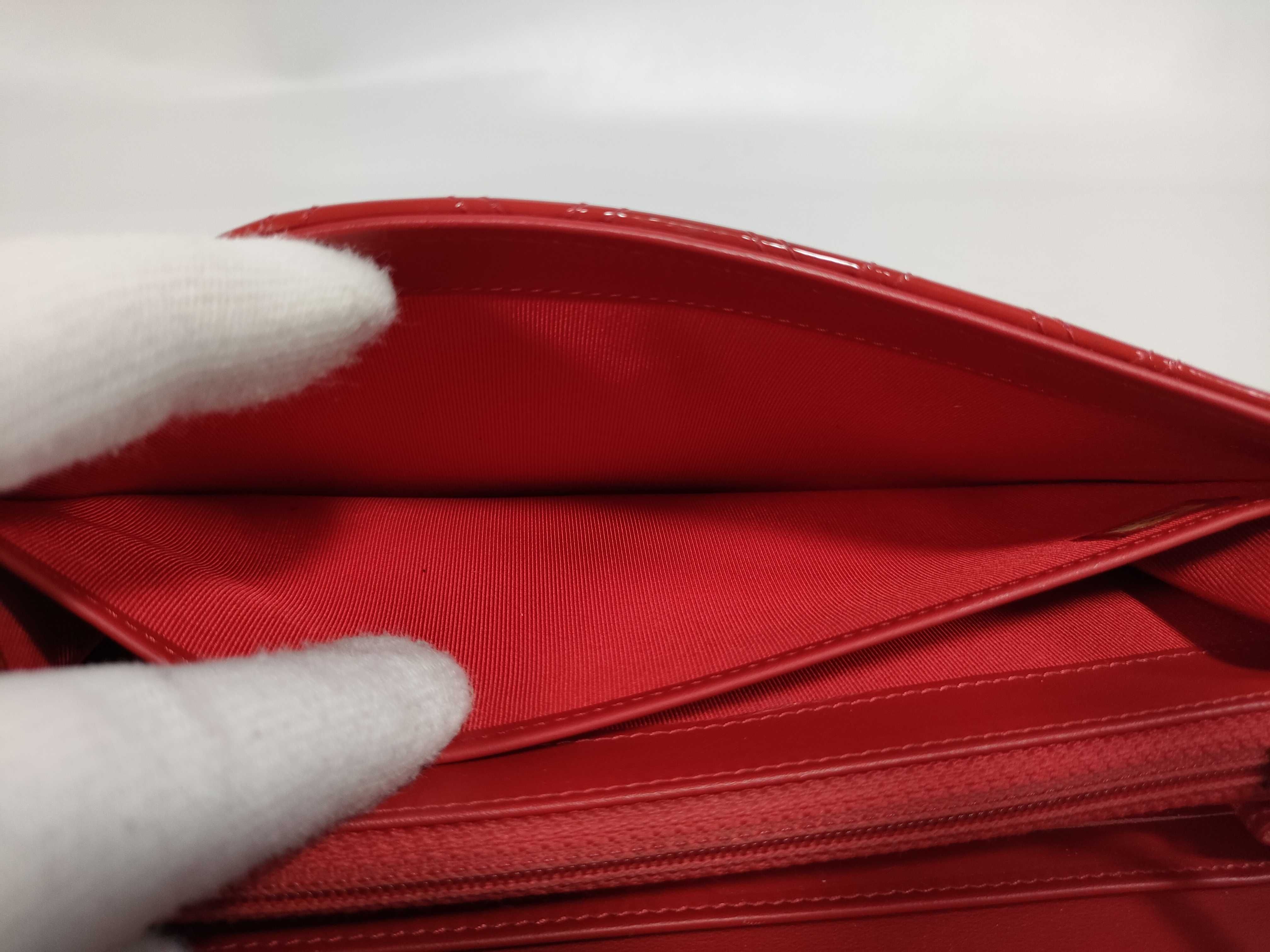 Enamel Matelassé Long Wallet — view 13