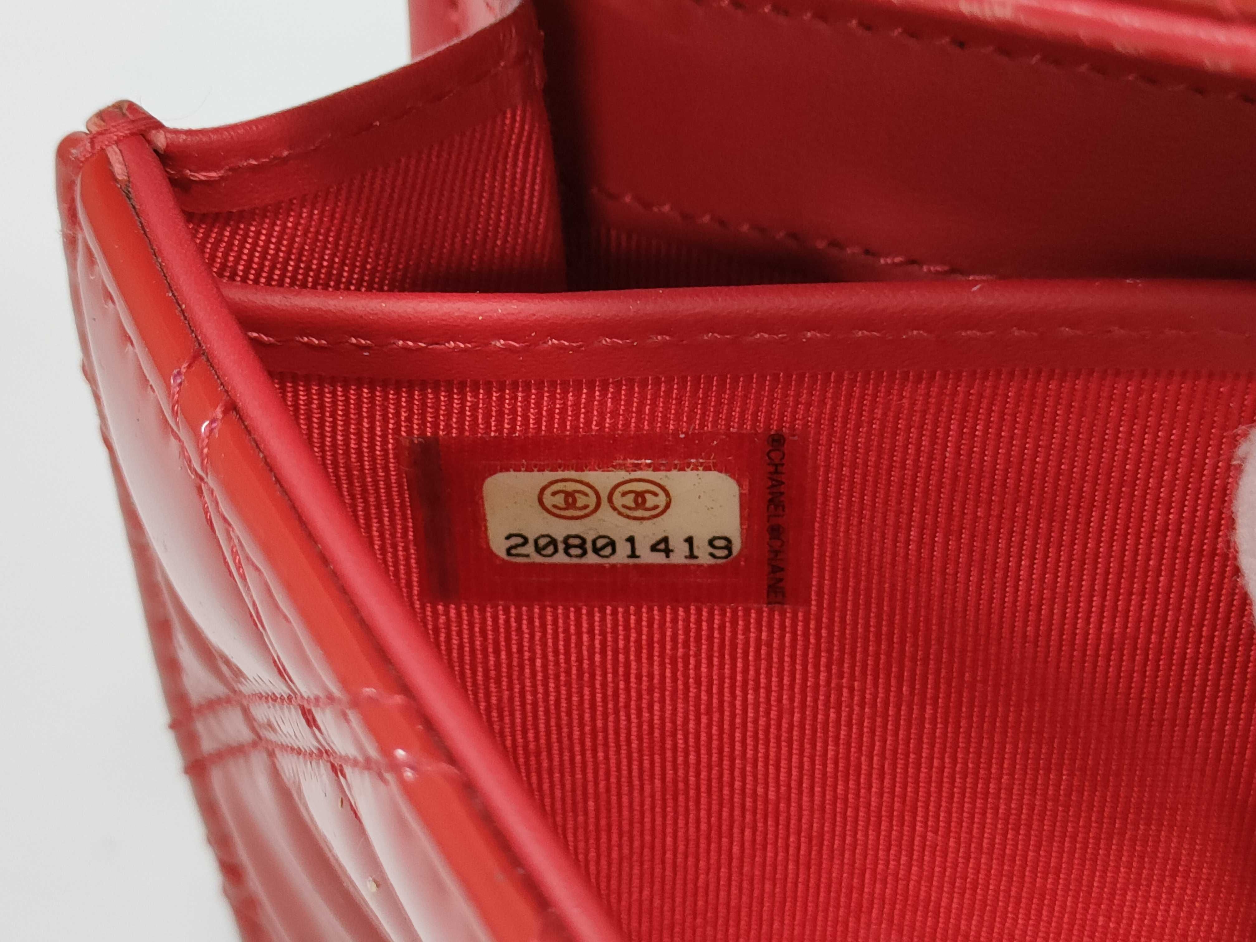 Enamel Matelassé Long Wallet — view 14