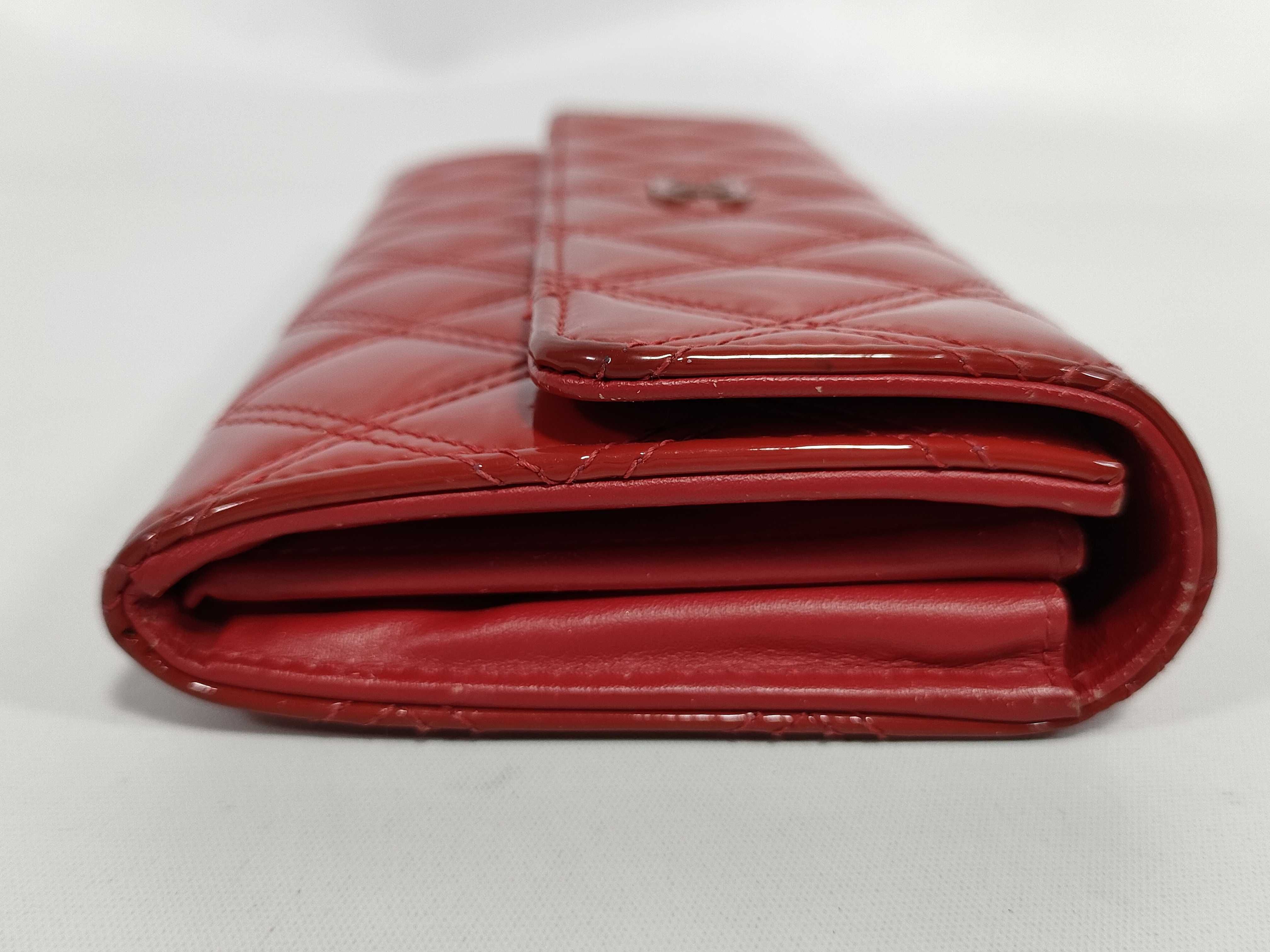 Enamel Matelassé Long Wallet — view 3