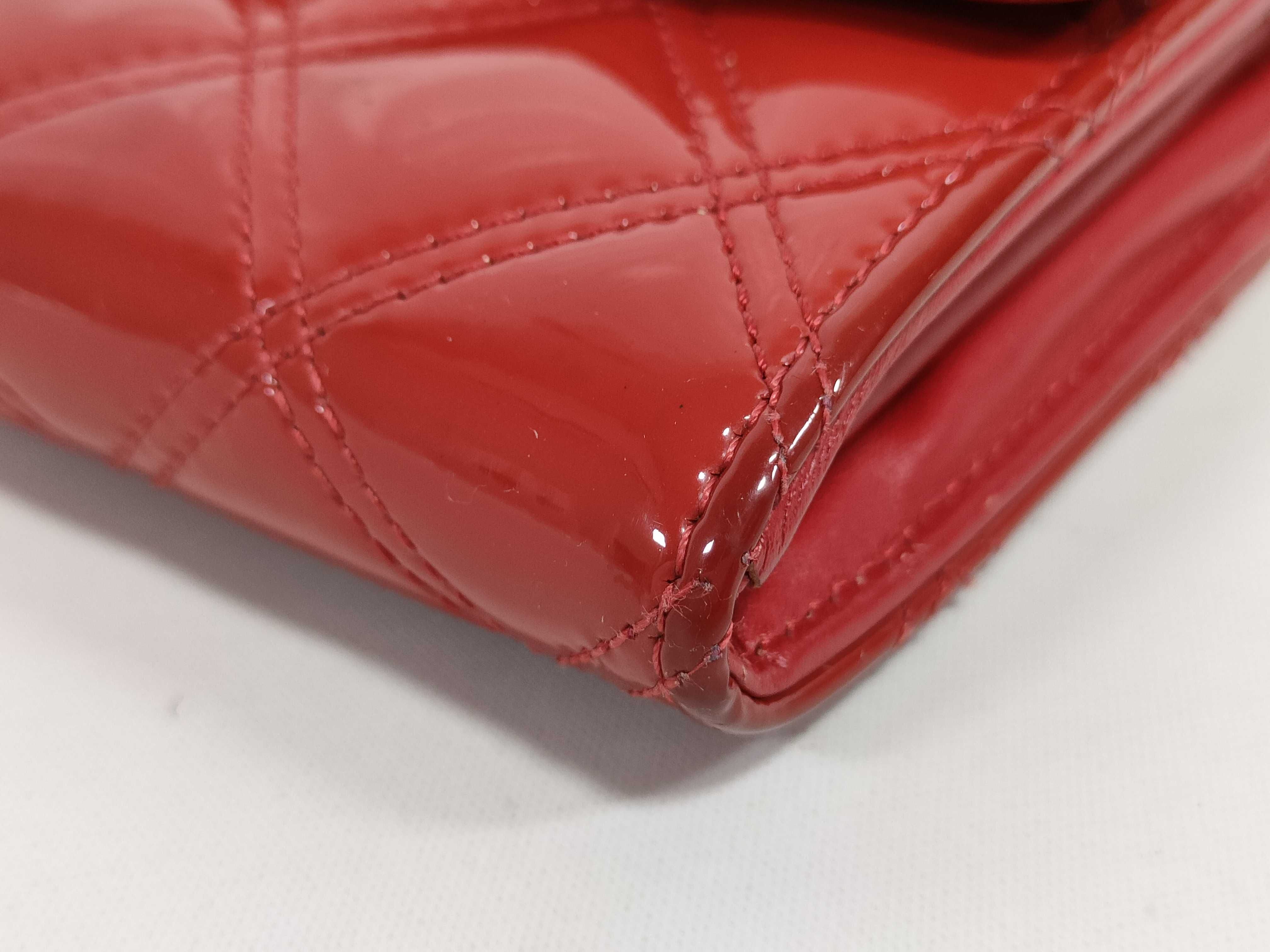 Enamel Matelassé Long Wallet — view 4