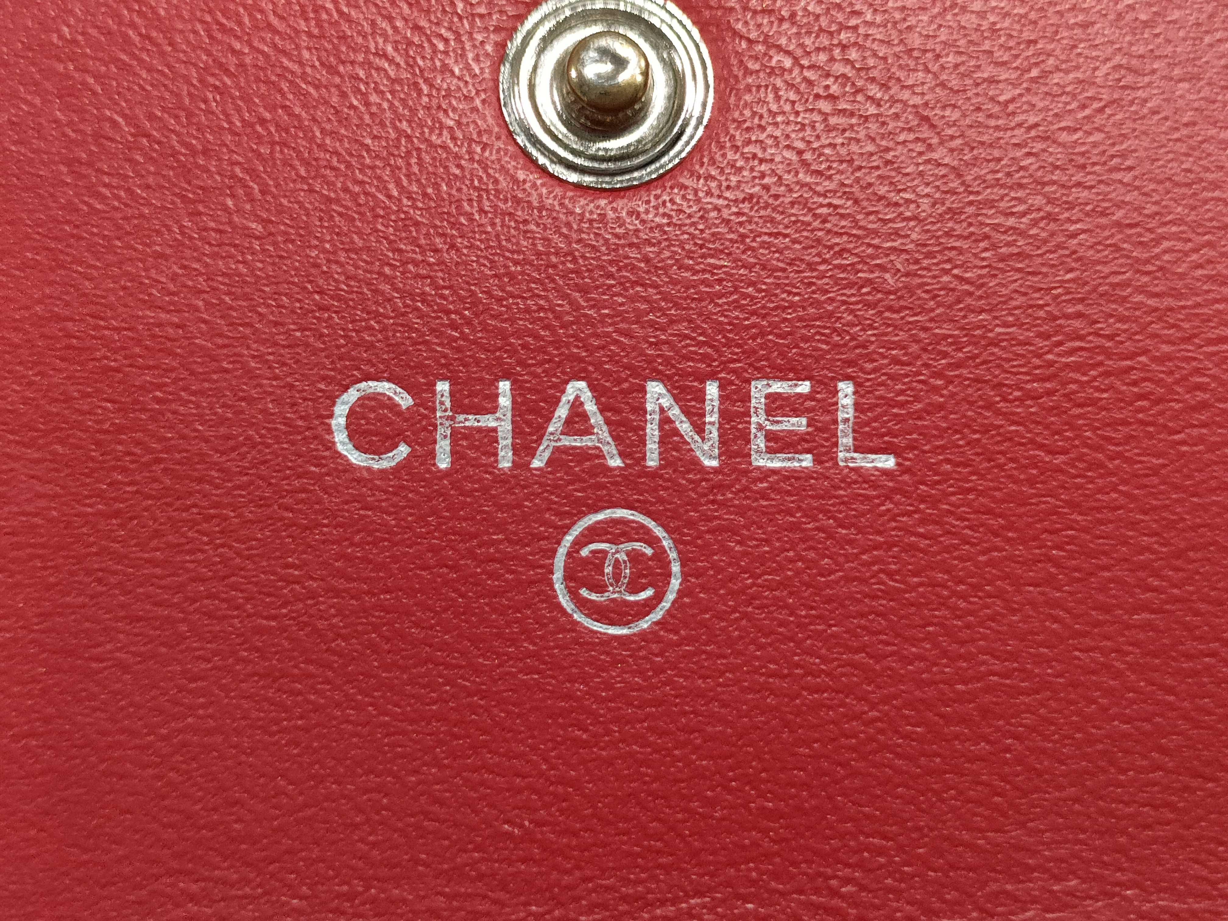Enamel Matelassé Long Wallet — view 10