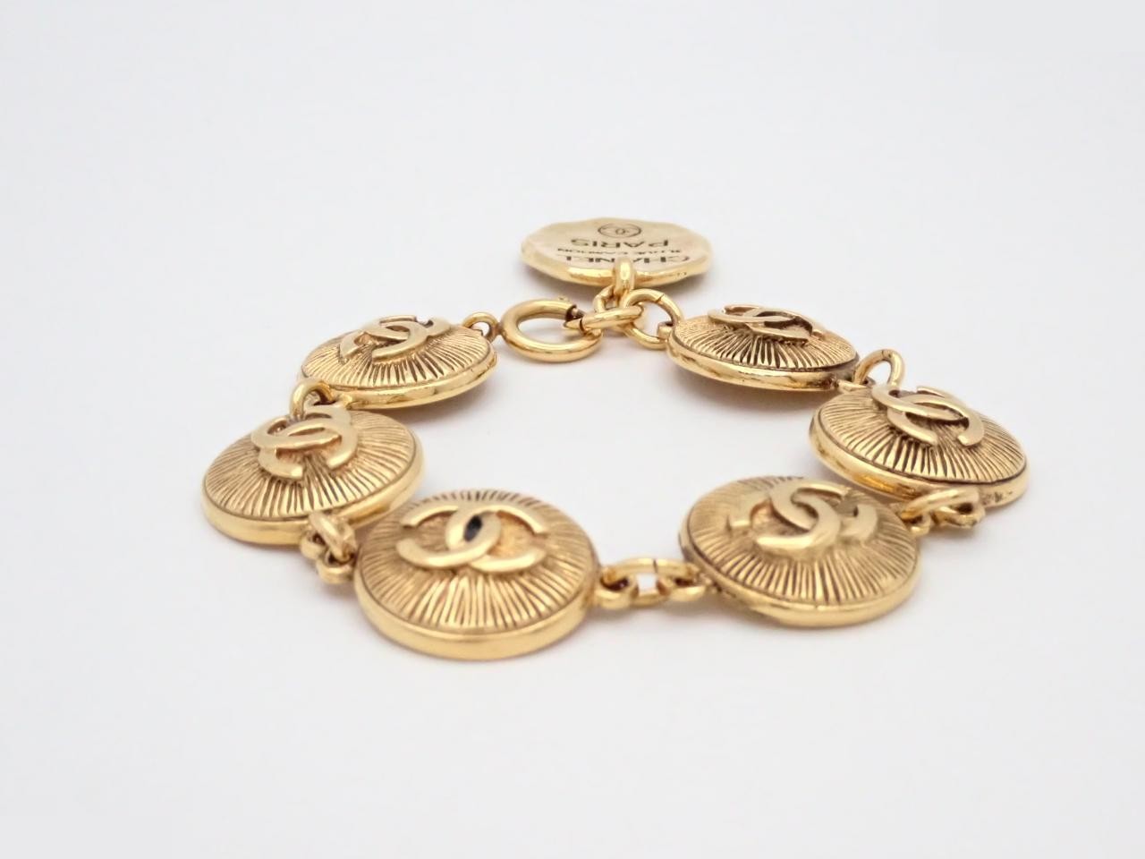 Bracelet with Coco Mark, Gold — view 2