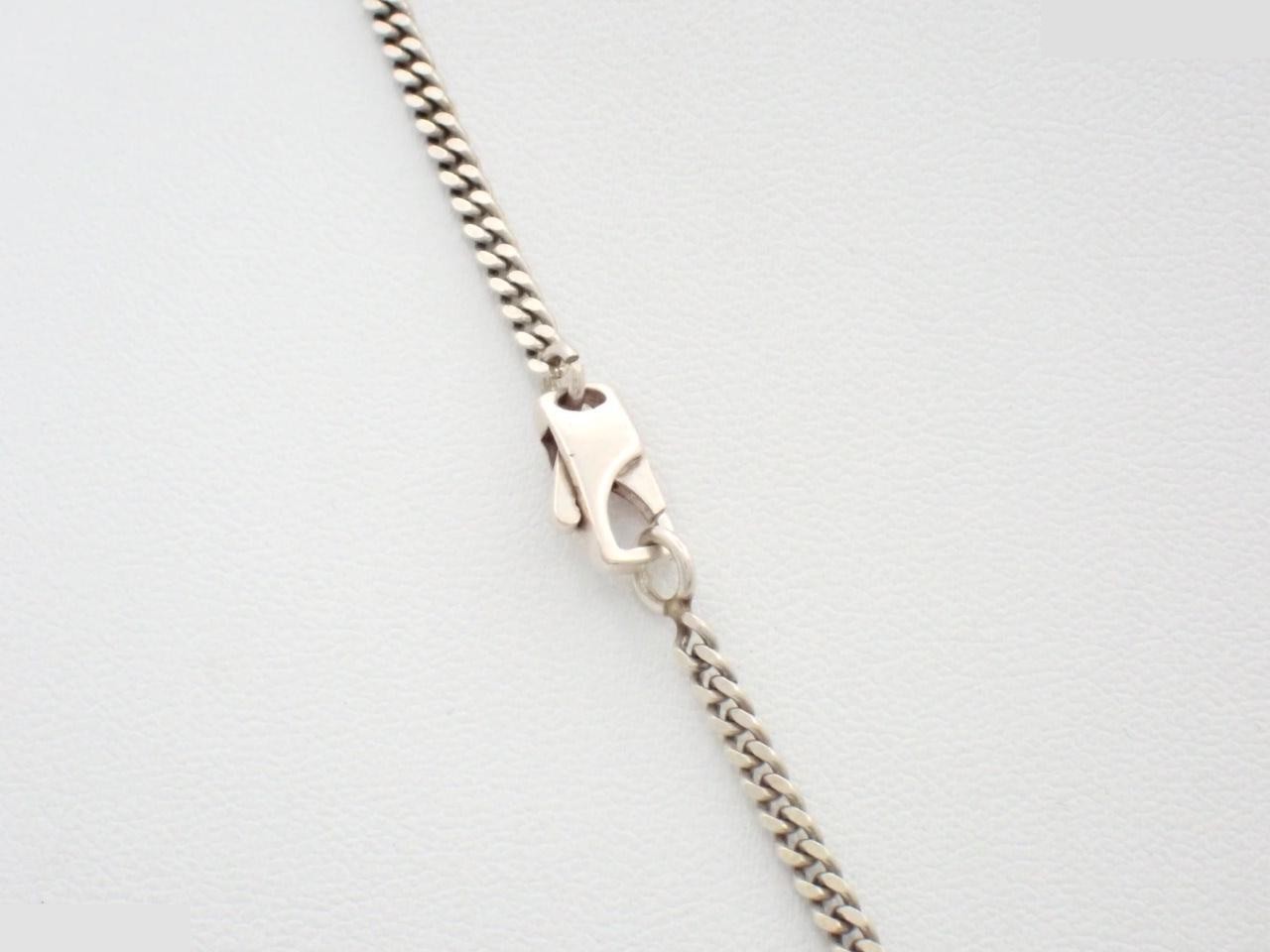 Interlocking design, sterling silver (925), 16.8g, neck circumference approximately 61cm — view 2