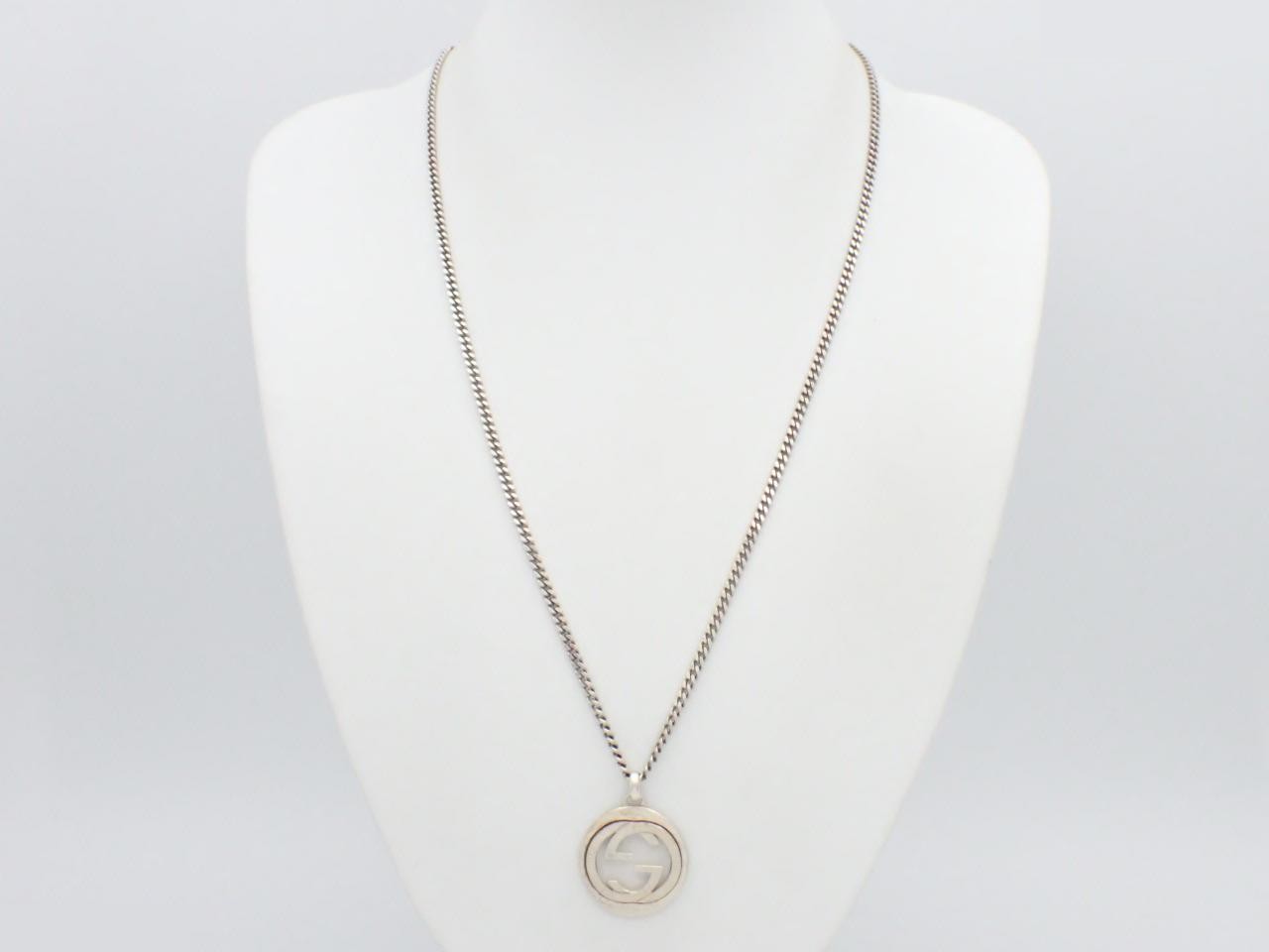 Interlocking design, sterling silver (925), 16.8g, neck circumference approximately 61cm — view 3