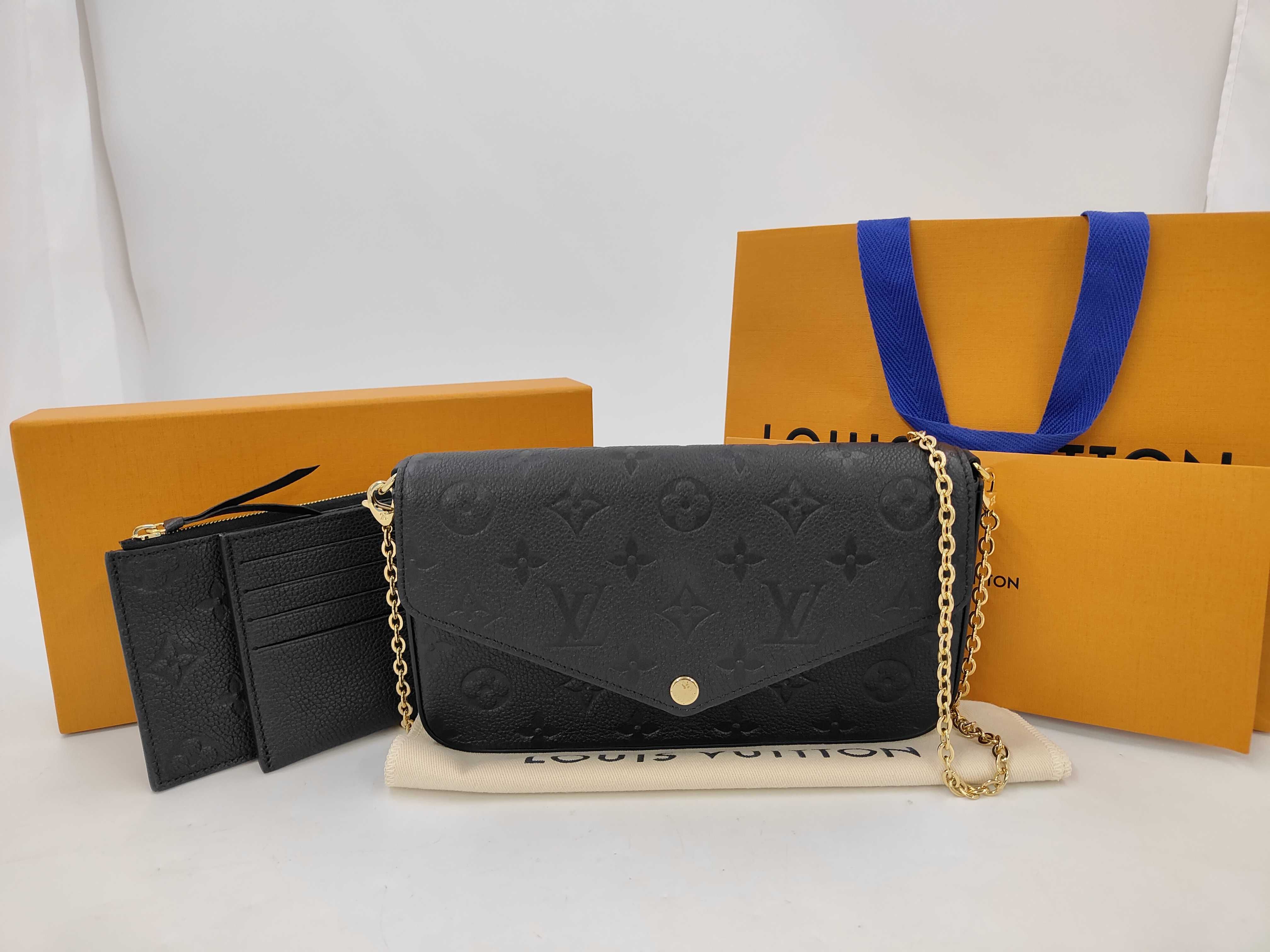 Monogram Empreinte Noir Pochette Felicie M82477 Wallet