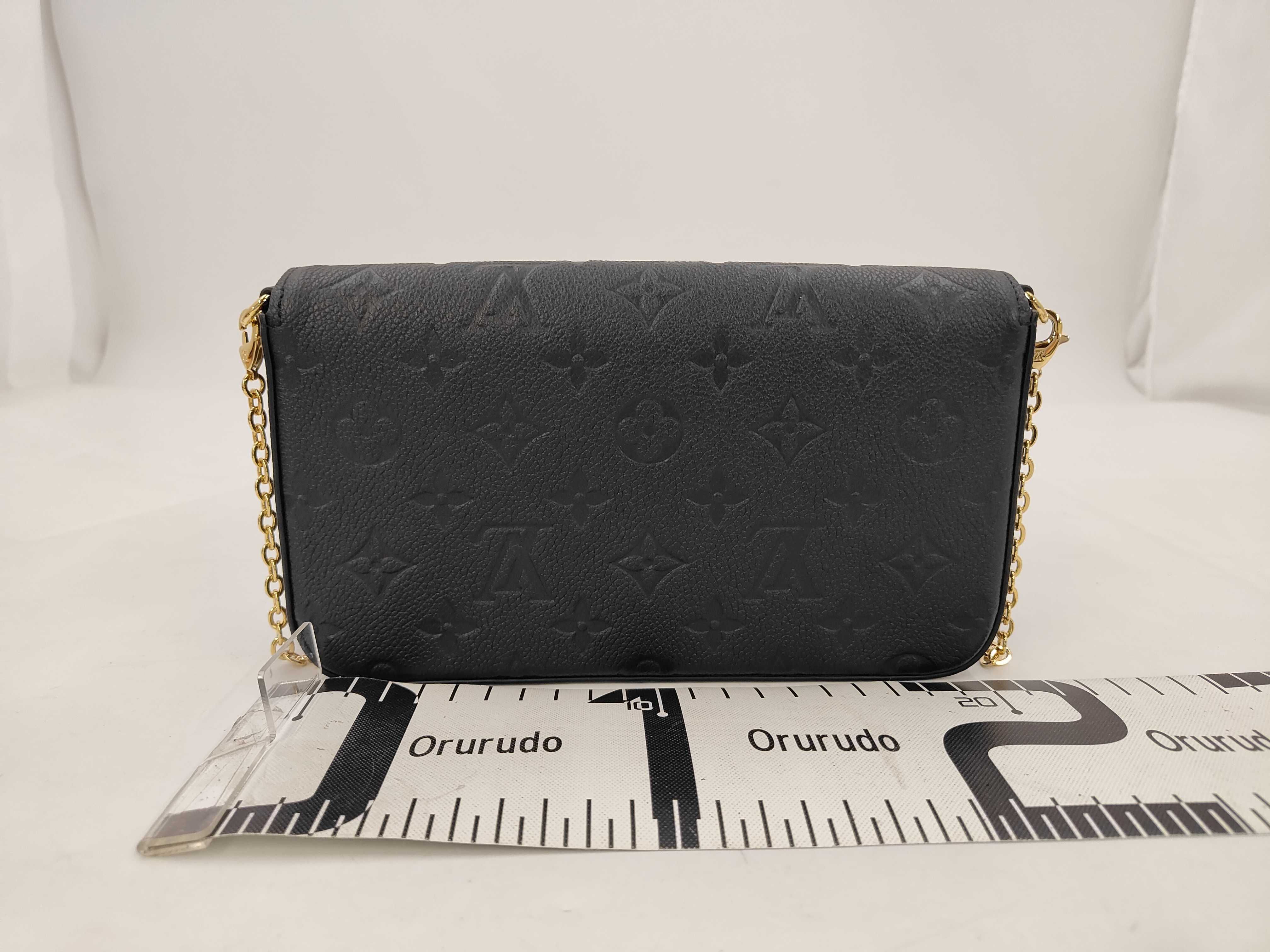 Monogram Empreinte Noir Pochette Felicie M82477 Wallet — view 2