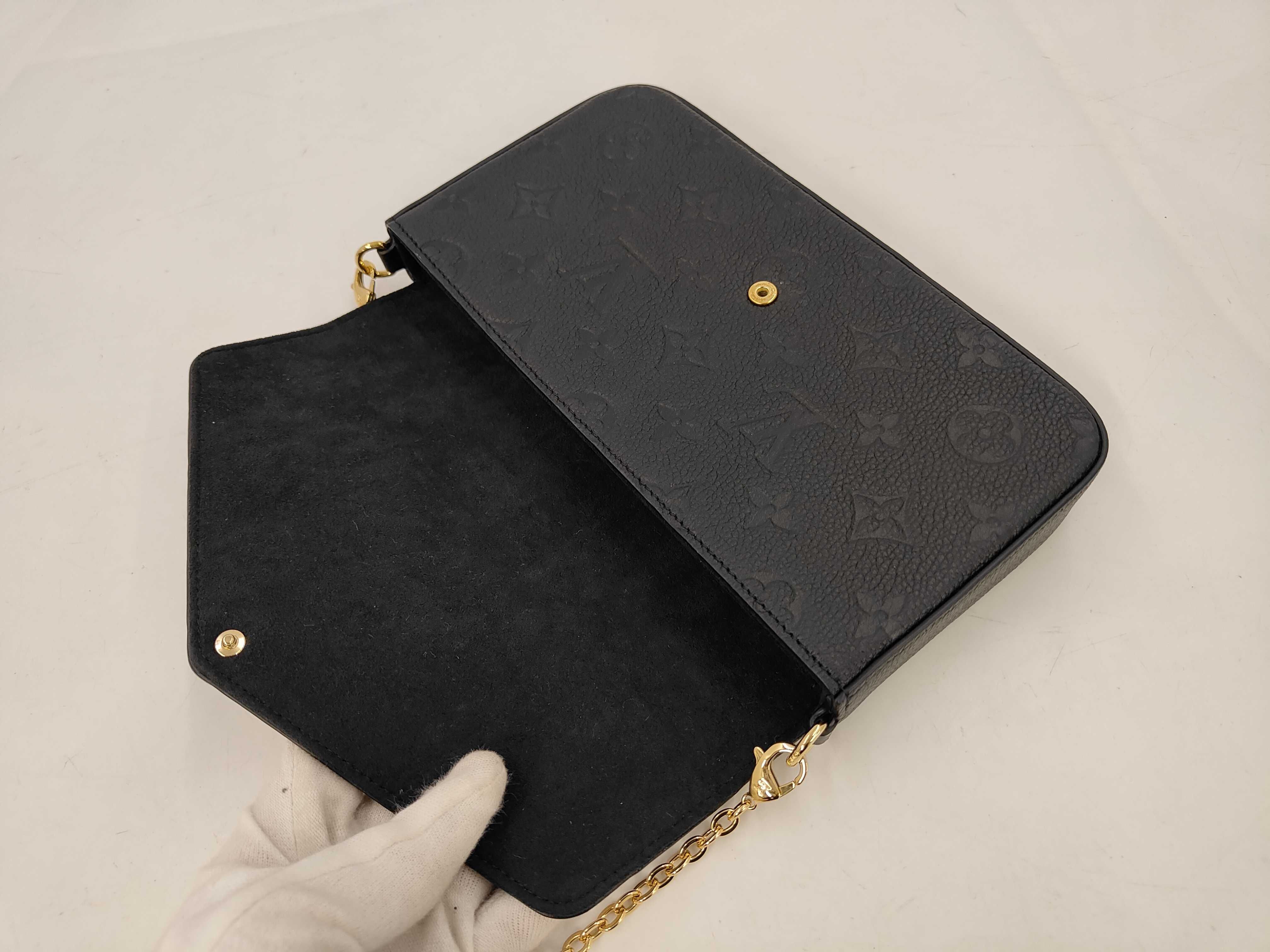 Monogram Empreinte Noir Pochette Felicie M82477 Wallet — view 8