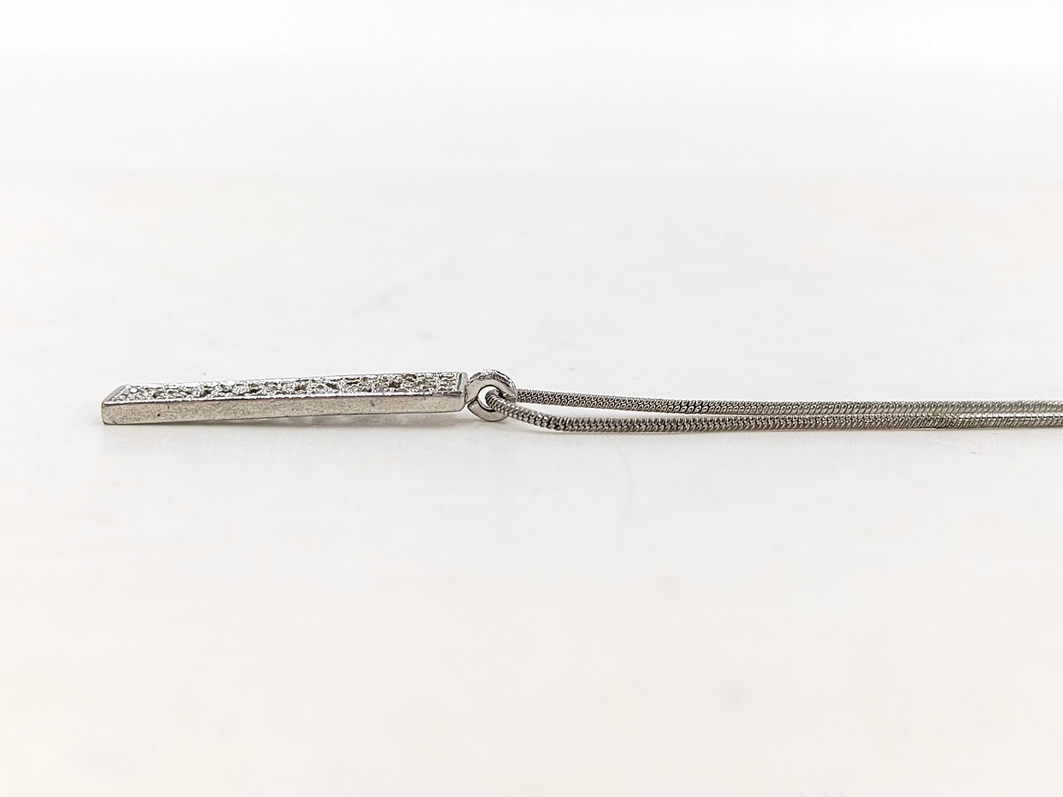 JADORE Plate Silver NC Necklace — view 2