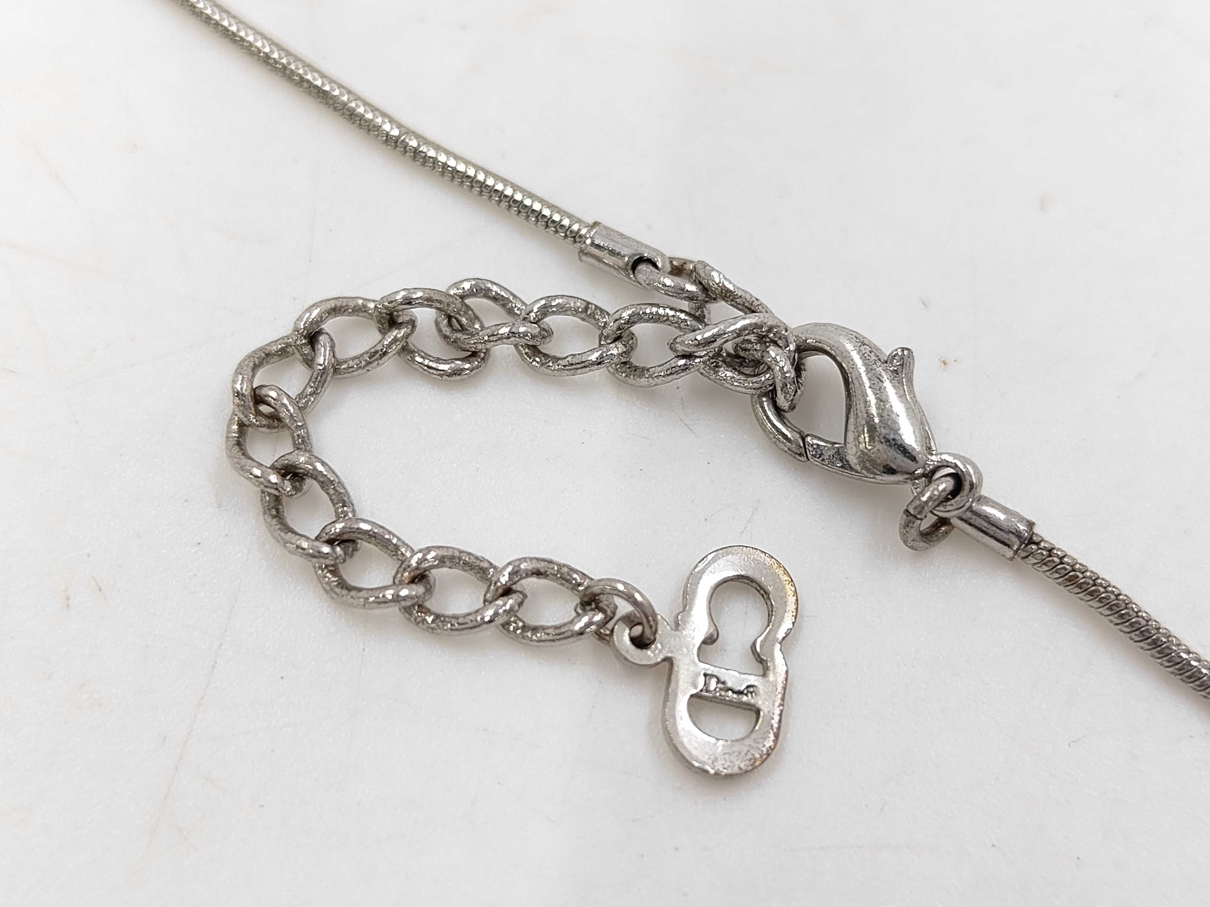 JADORE Plate Silver NC Necklace — view 4