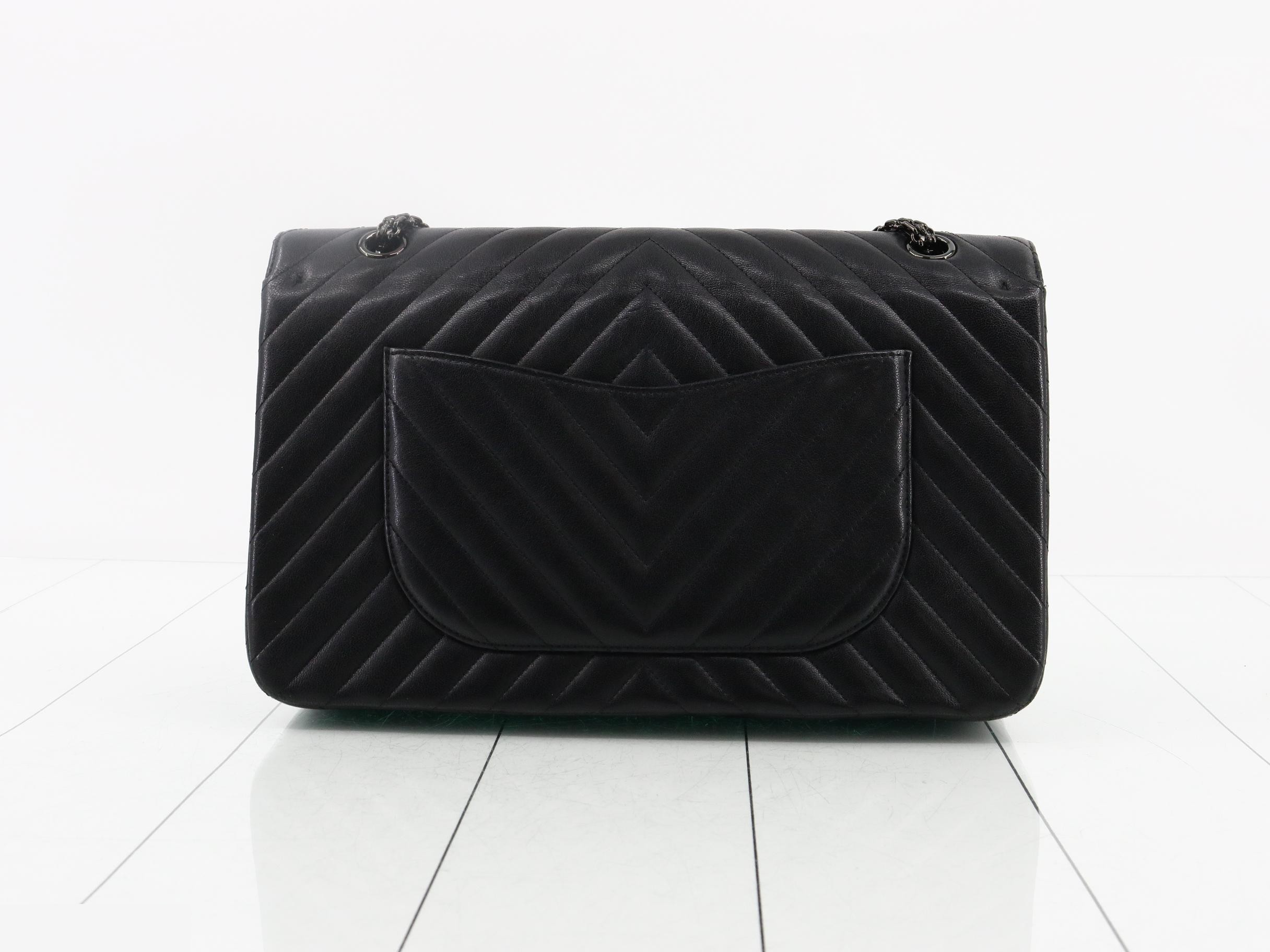 2.55 So Black Matelassé Shoulder Bag — view 2