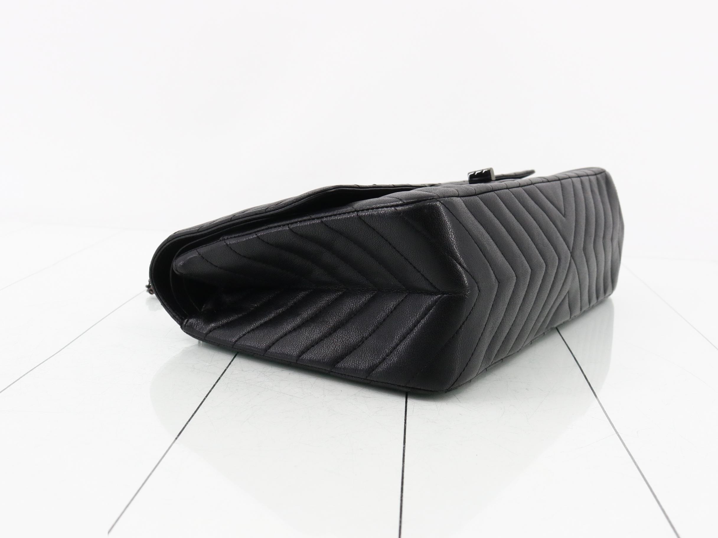 2.55 So Black Matelassé Shoulder Bag — view 5