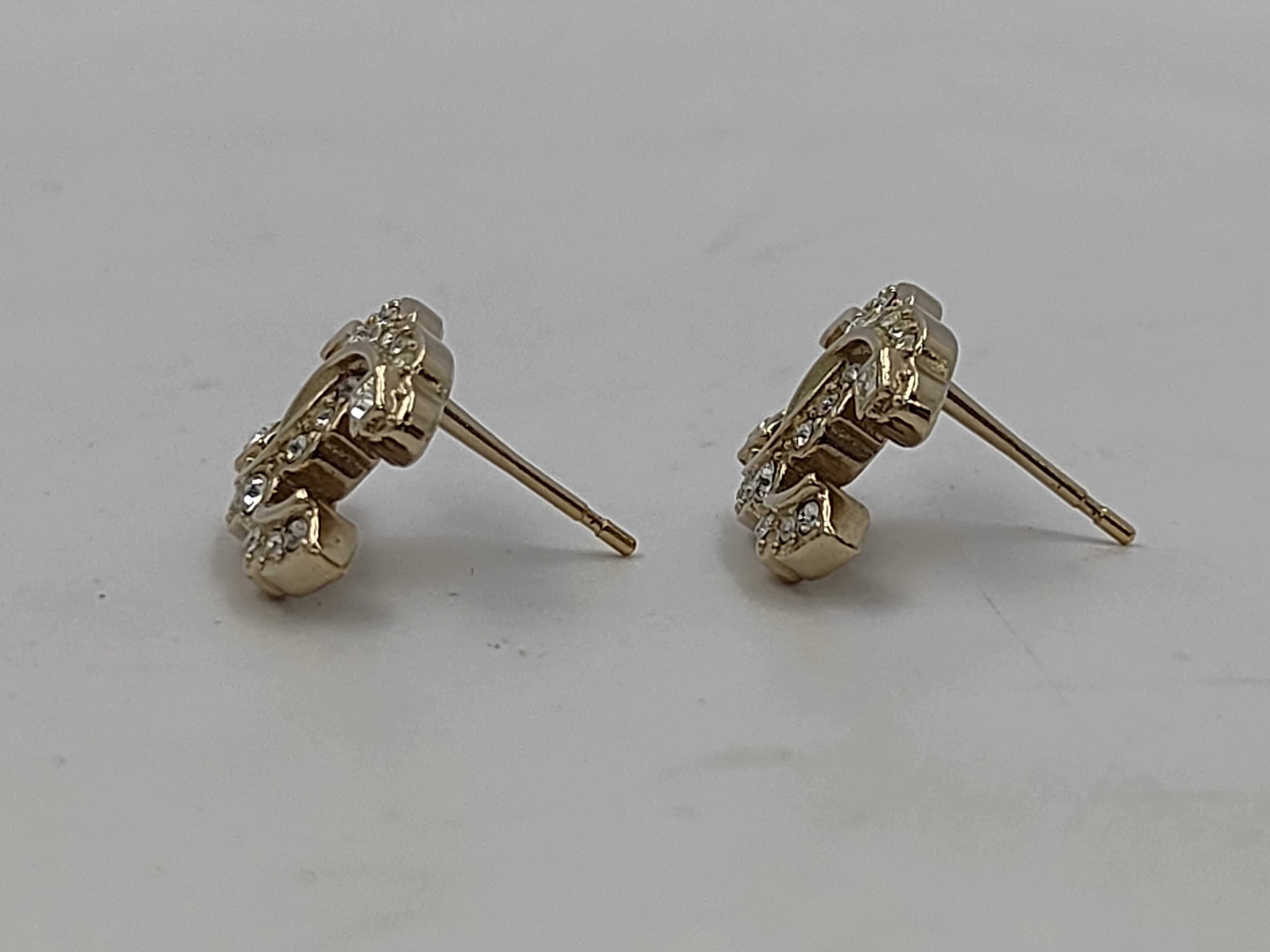 Coco Stone Gold Earrings — view 2