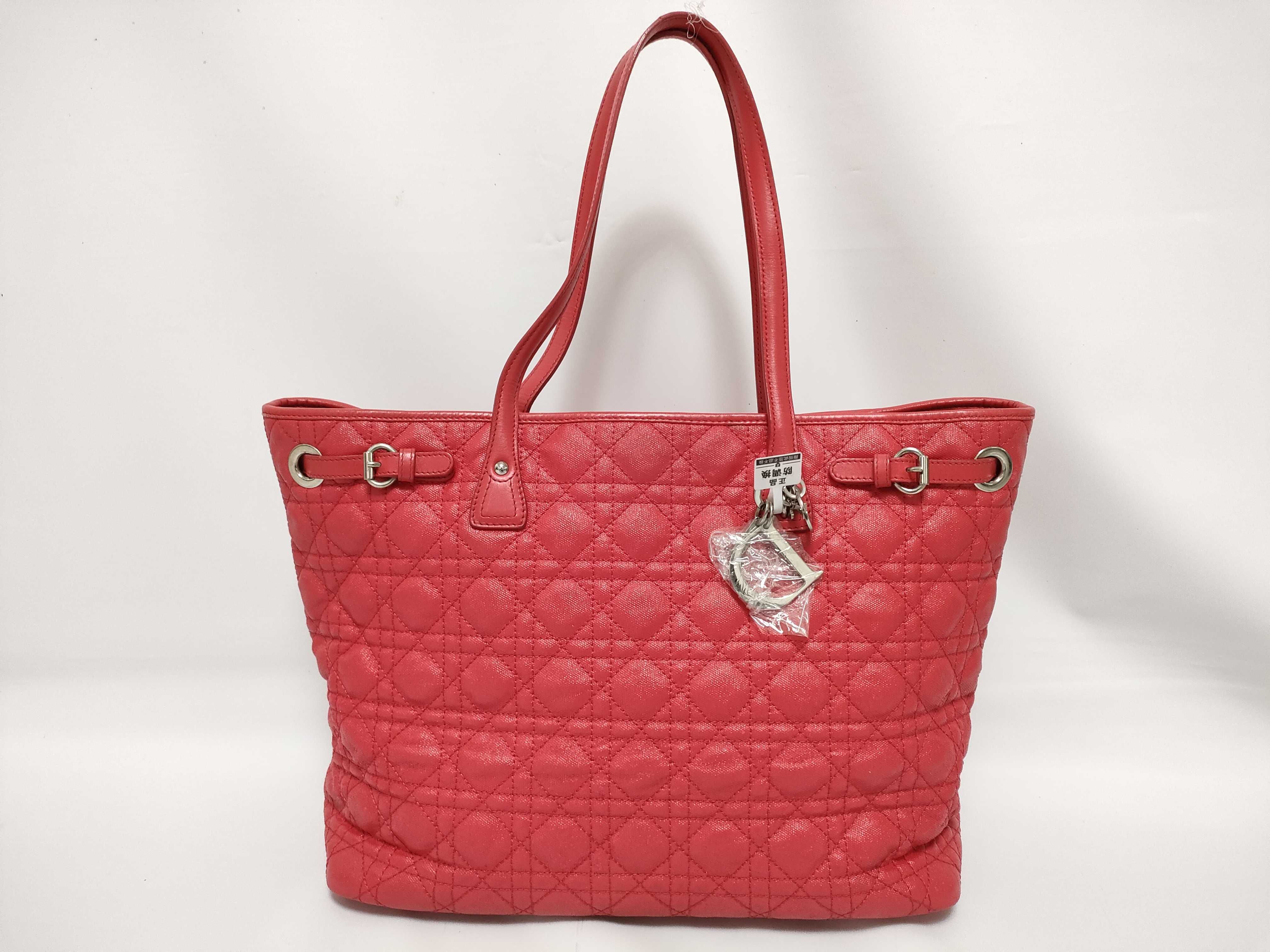 Cannage Berry Pink Handbag