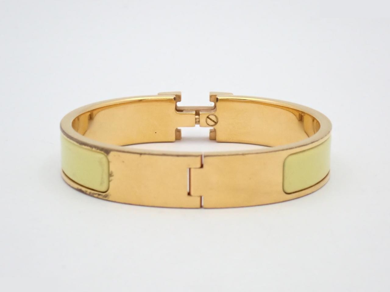 Click H Gold Bracelet, Wrist Circumference Approx. 16cm — view 2
