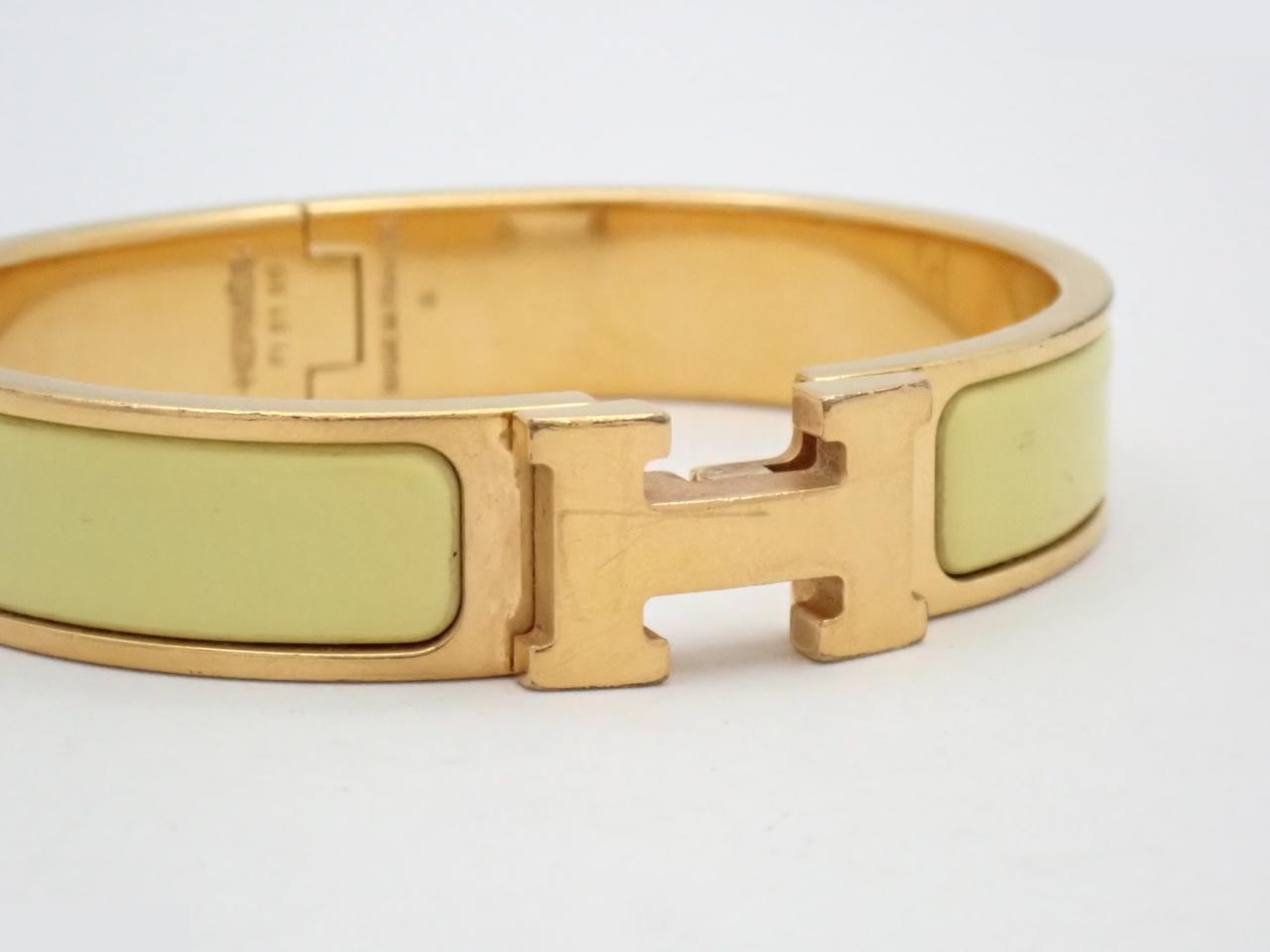 Click H Gold Bracelet, Wrist Circumference Approx. 16cm — view 3