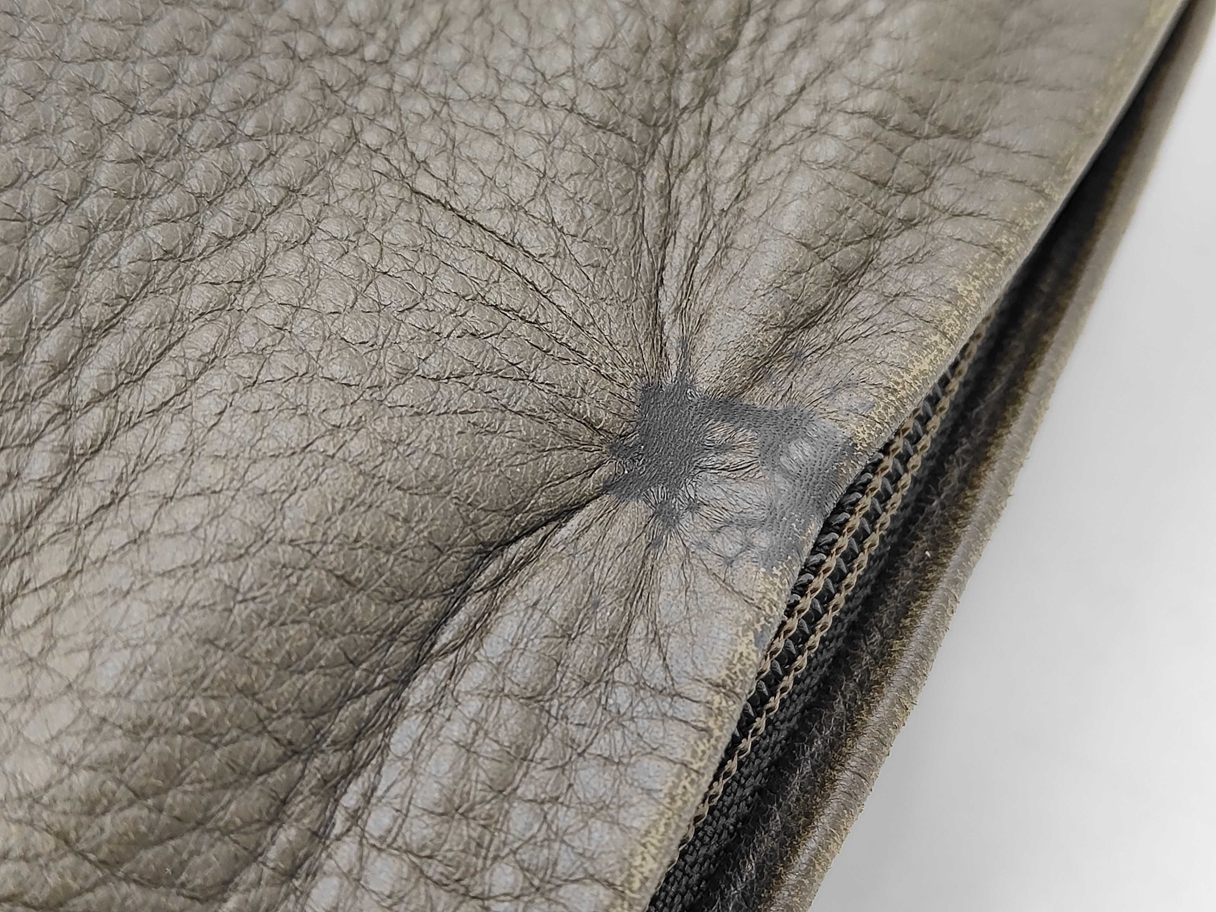 One-Shoulder Bag, Khaki Leather Handbag — view 9