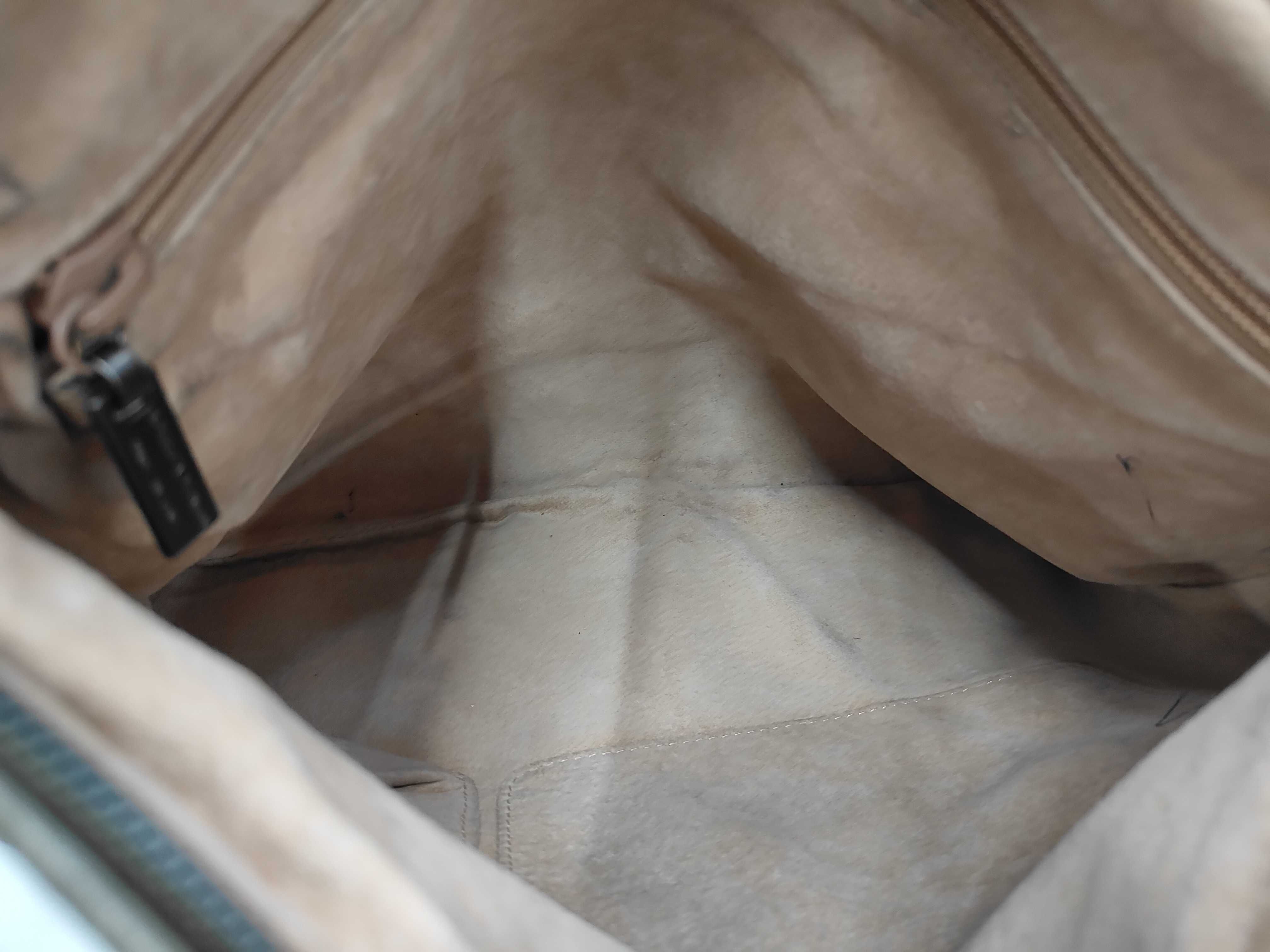 One-Shoulder Bag, Khaki Leather Handbag — view 10