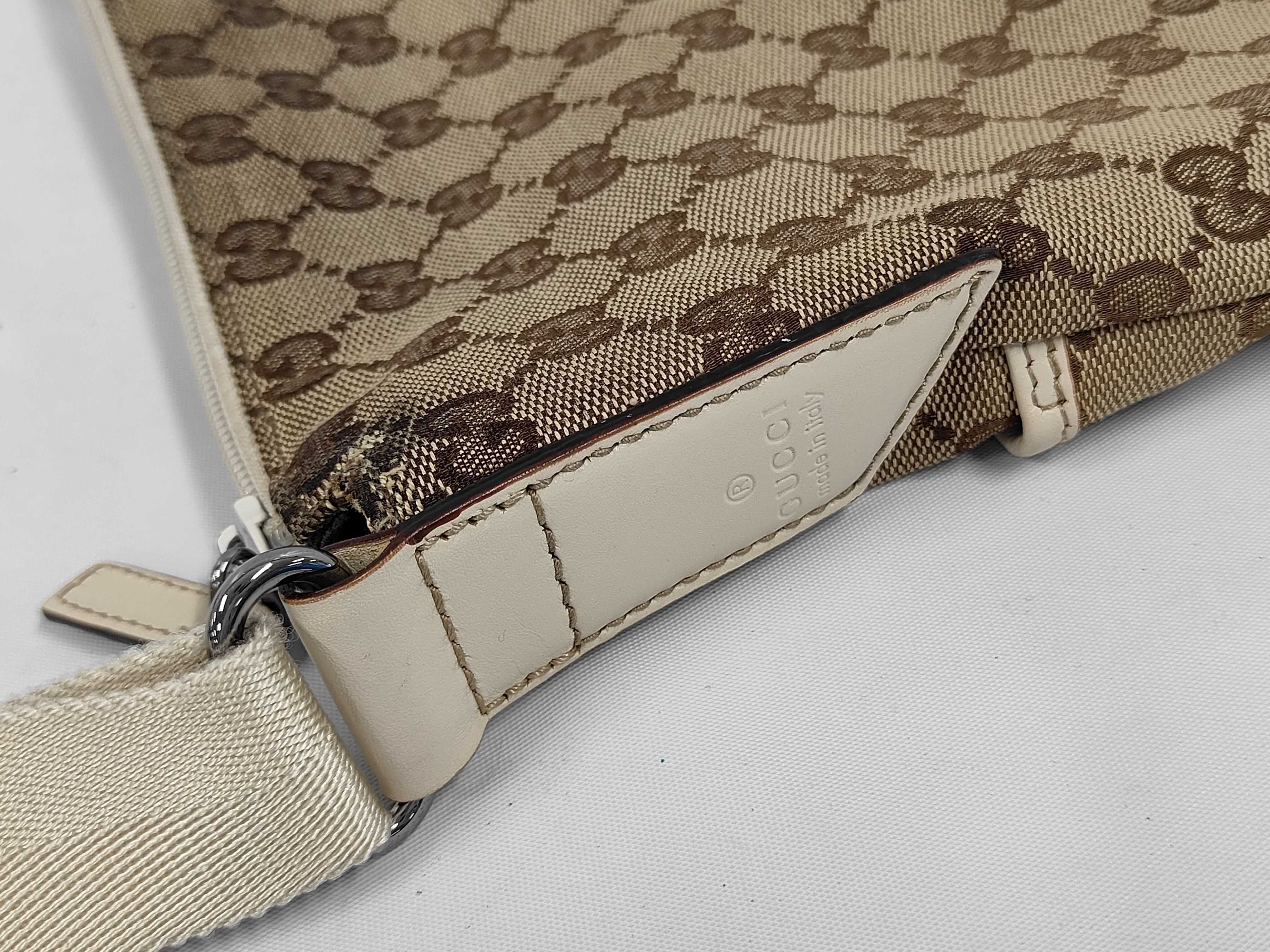 GG Canvas Shoulder Bag, Off-White, 145857 001013 — view 6