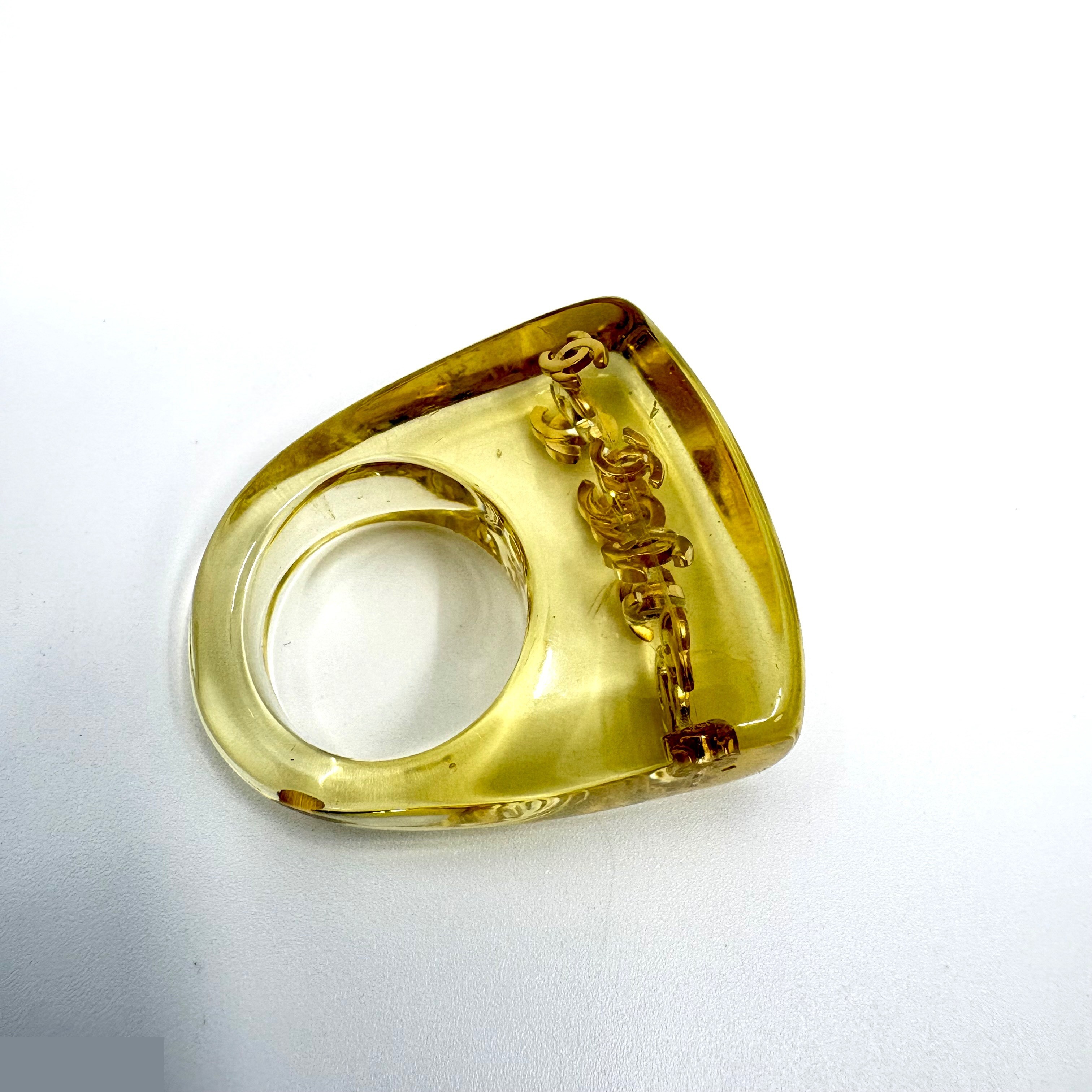 Coco Mark (precious metal) ring, size #14 — view 2